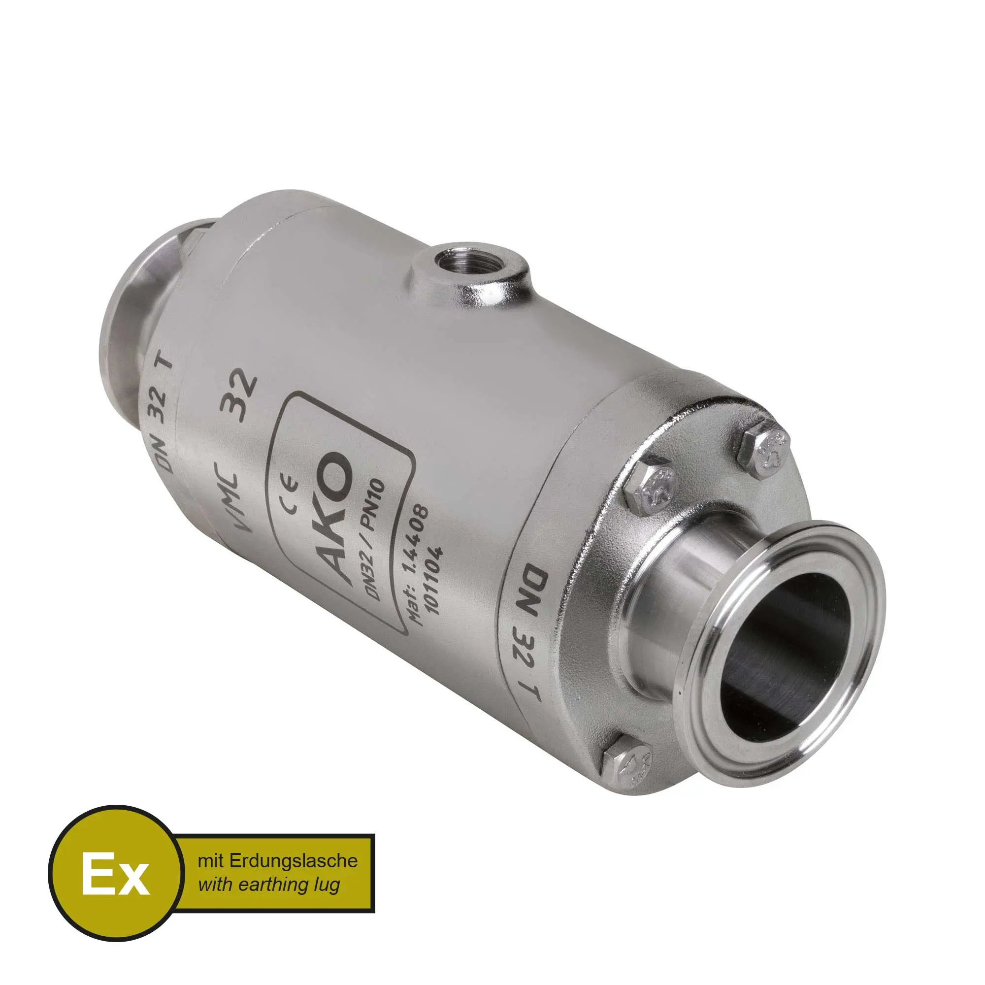 Produktfoto 1 von AKO Armaturen VMCX32.04HTECLF.50T.50, Pneumatisches Quetschventil