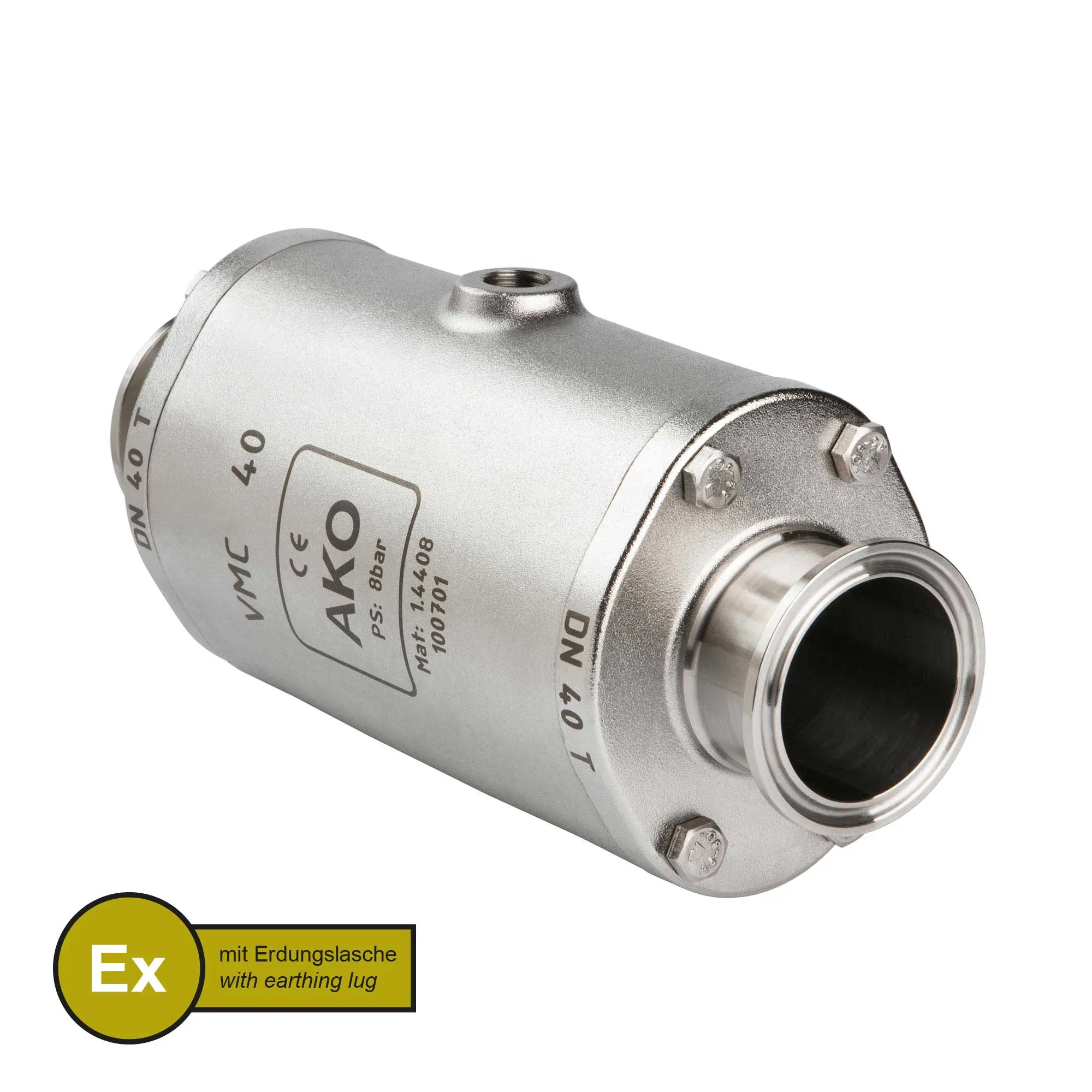 Produktfoto 1 von AKO Armaturen VMCX40.04HTECLF.50T.50, Pneumatisches Quetschventil