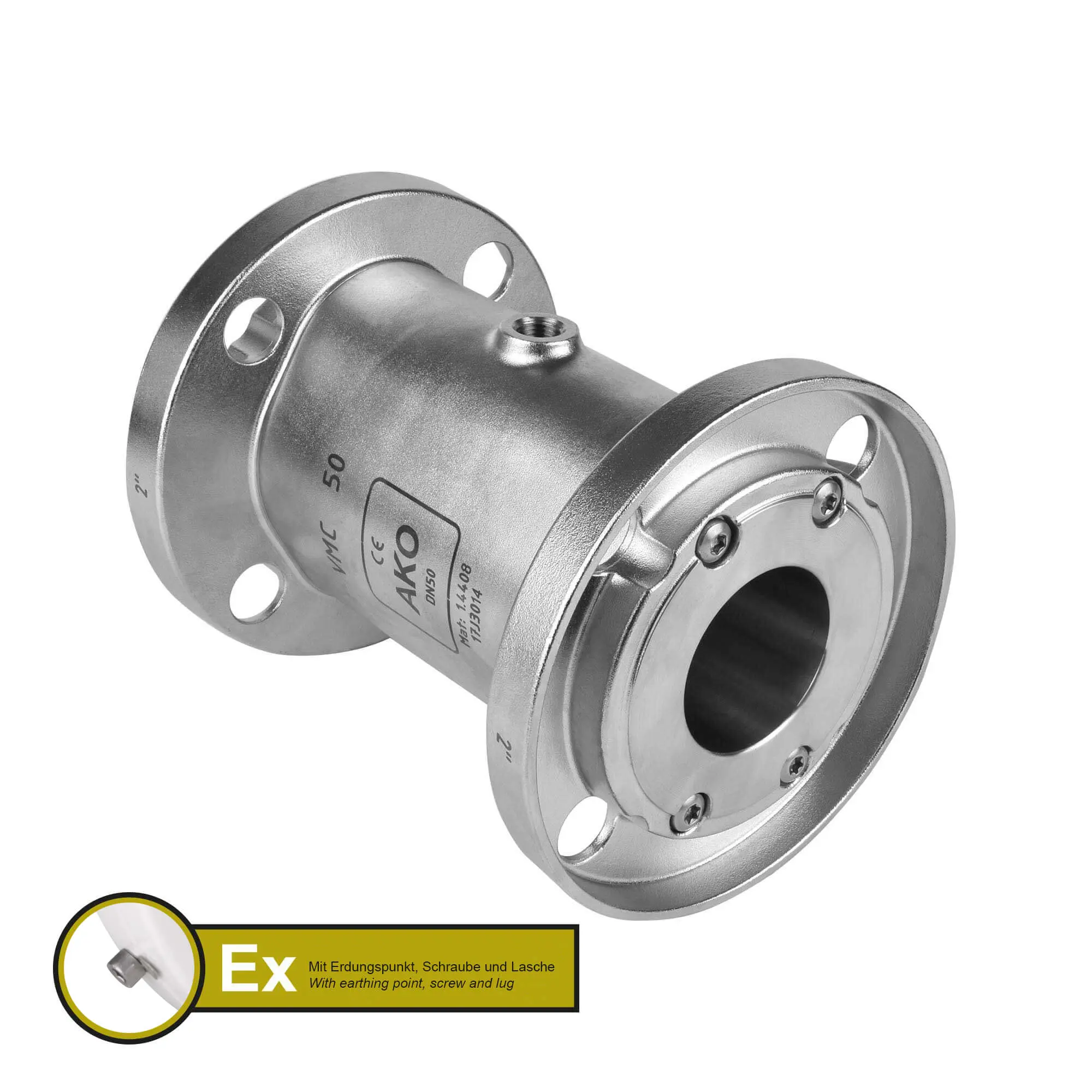 Produktfoto 1 von AKO Armaturen VMCX50.07LF.50FA.50, Pneumatisches Quetschventil