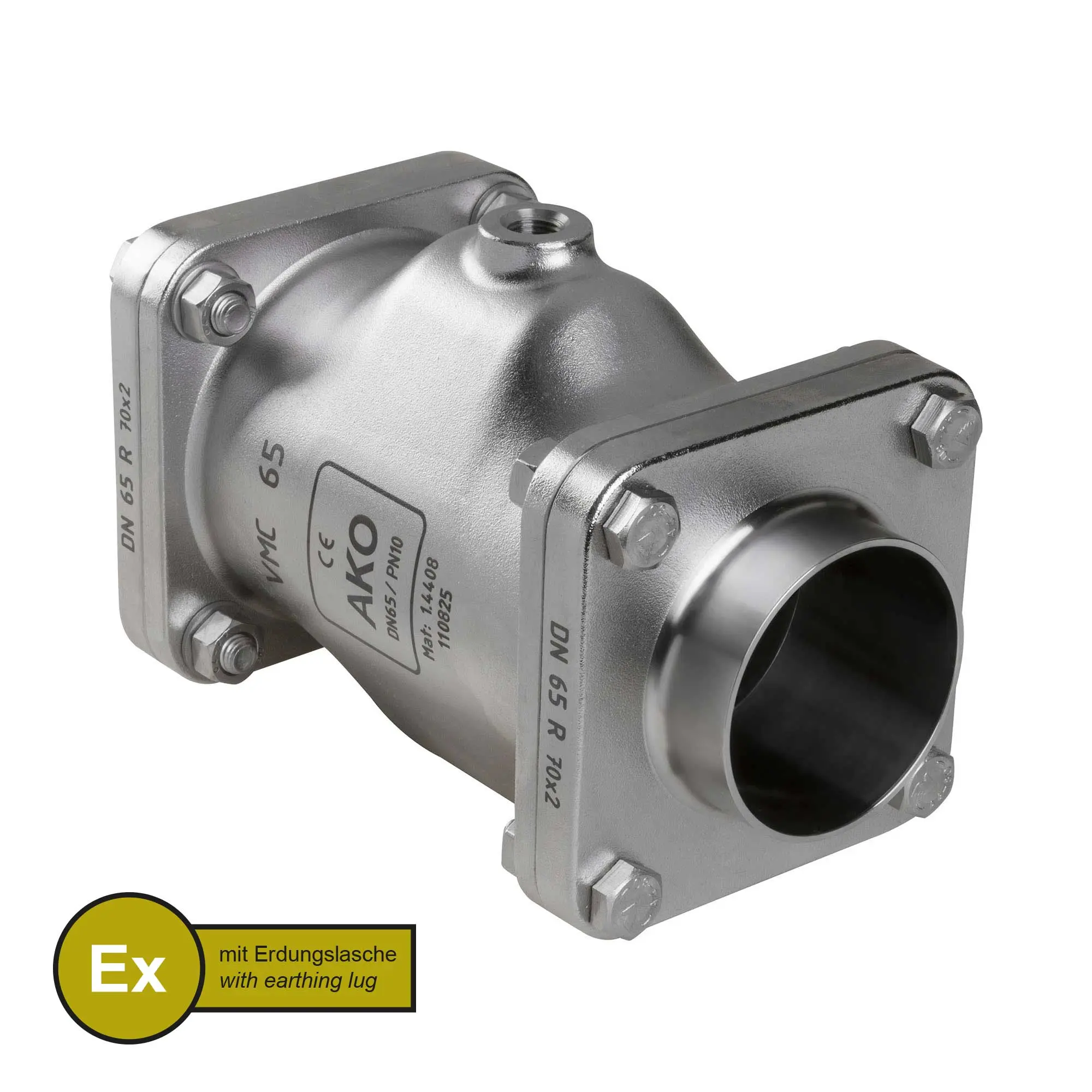 Produktfoto 1 von AKO Armaturen VMCX65.03LF.50R.50, Pneumatisches Quetschventil