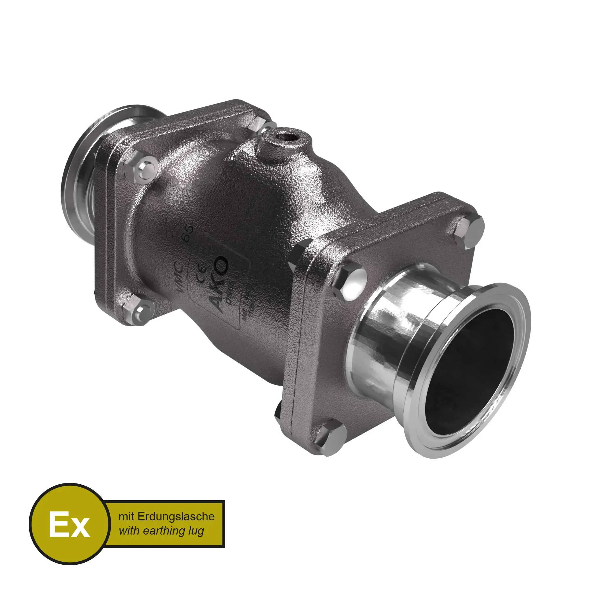 Produktfoto 1 von AKO Armaturen VMCX65.07LF.50RT.50, Pneumatisches Quetschventil