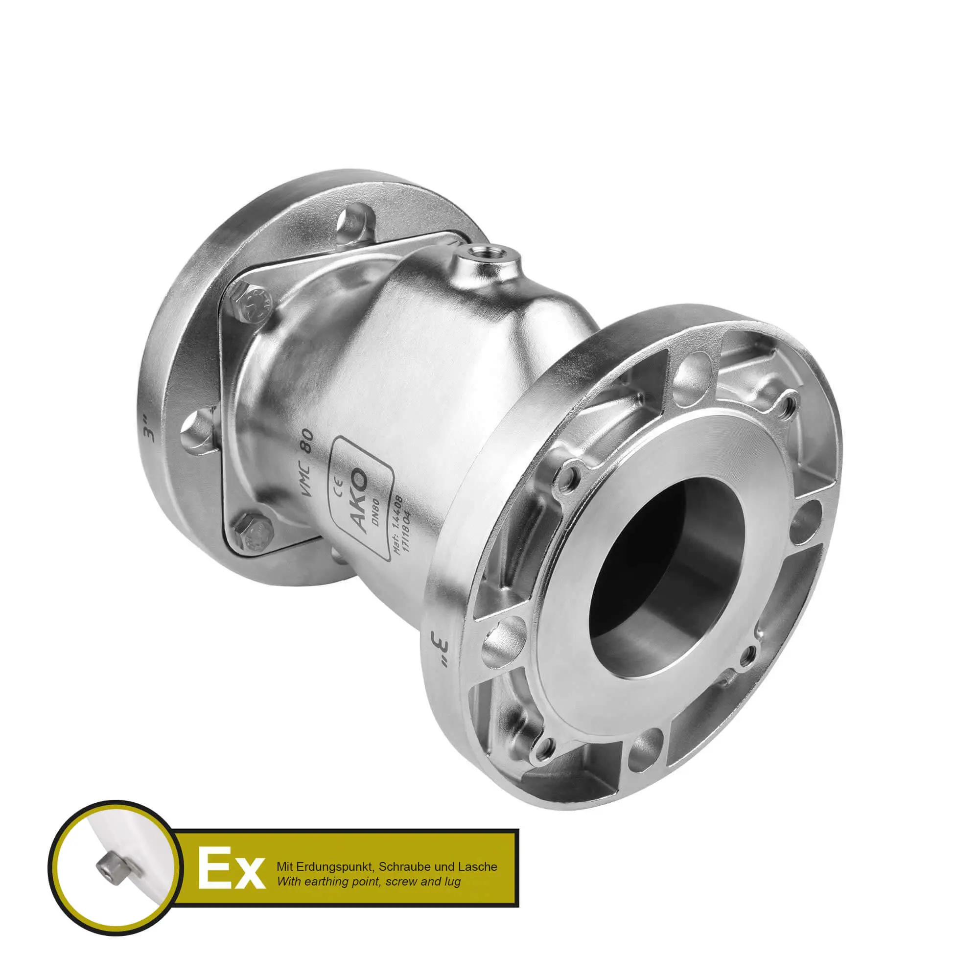 Produktfoto 1 von AKO Armaturen VMCX80.07LF.50FA.50, Pneumatisches Quetschventil
