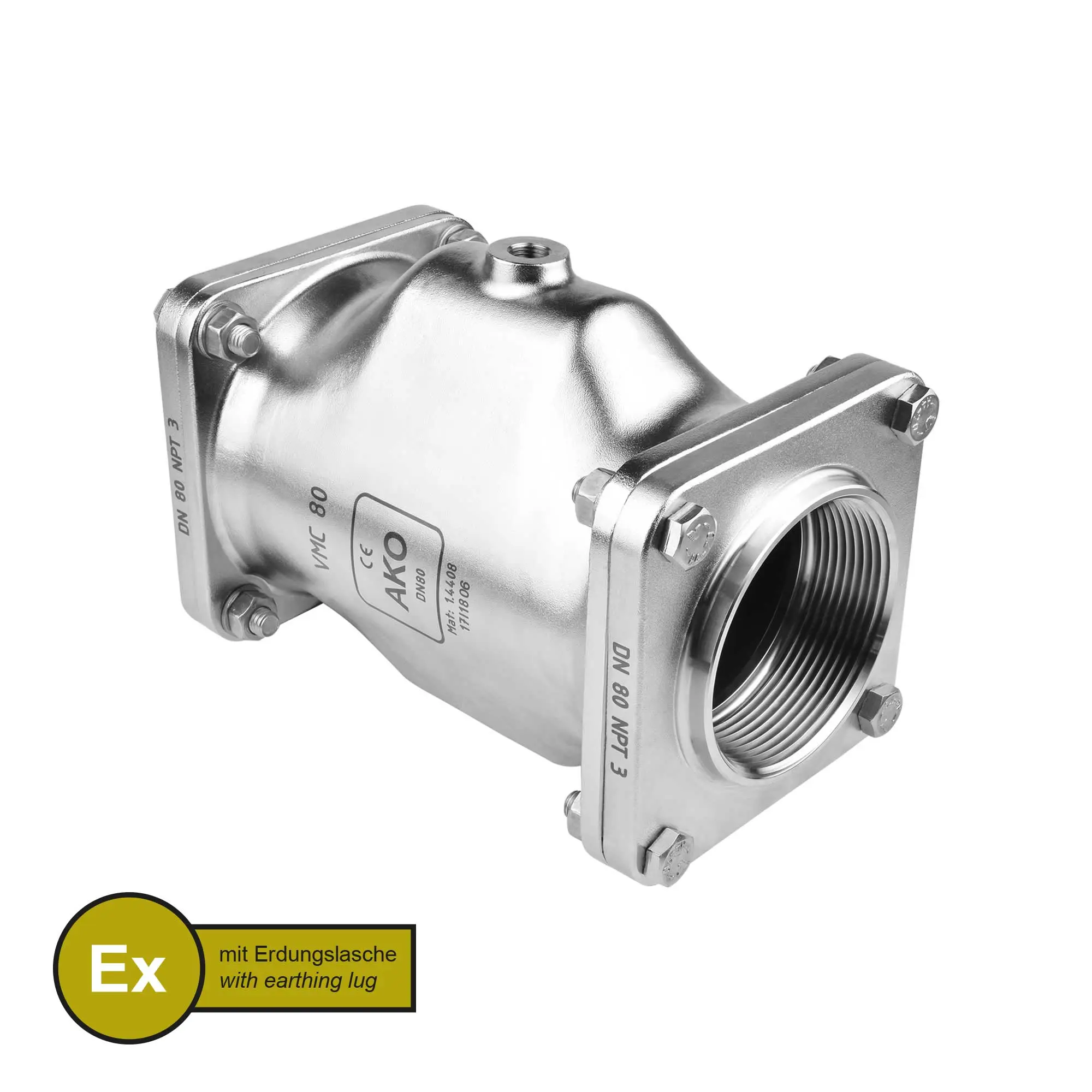 AKO Armaturen VMCX80.03LF.50N.50, Pneumatisches Quetschventil