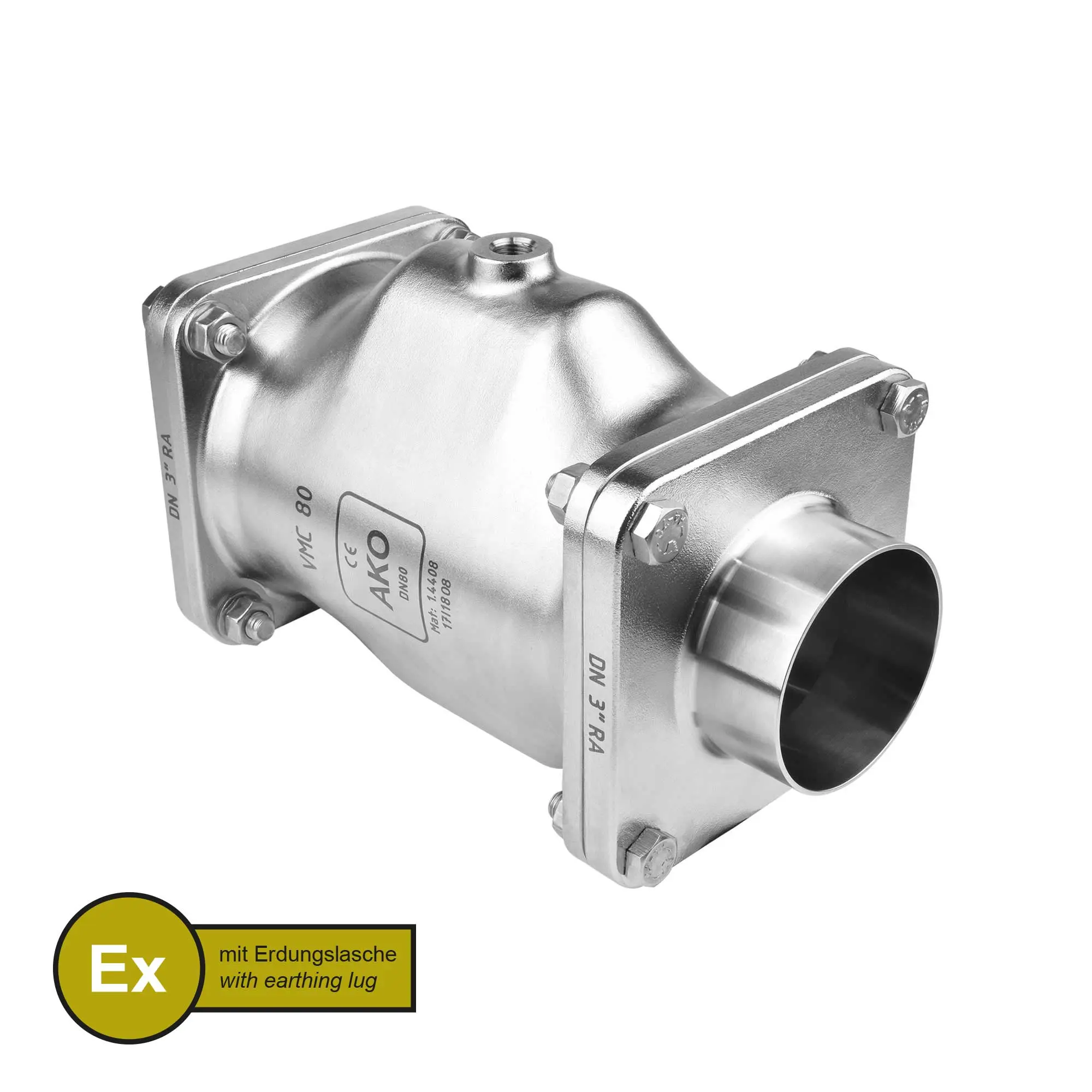 Produktfoto 1 von AKO Armaturen VMCX80.03SFLF.50RA.50, Pneumatisches Quetschventil