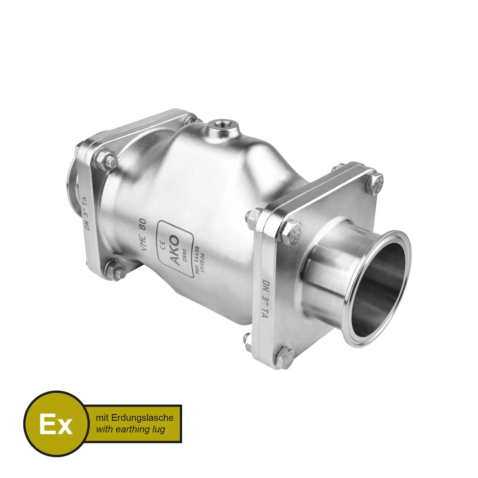 Produktfoto 1 von AKO Armaturen VMCX80.03LF.50TA.50, Pneumatisches Quetschventil