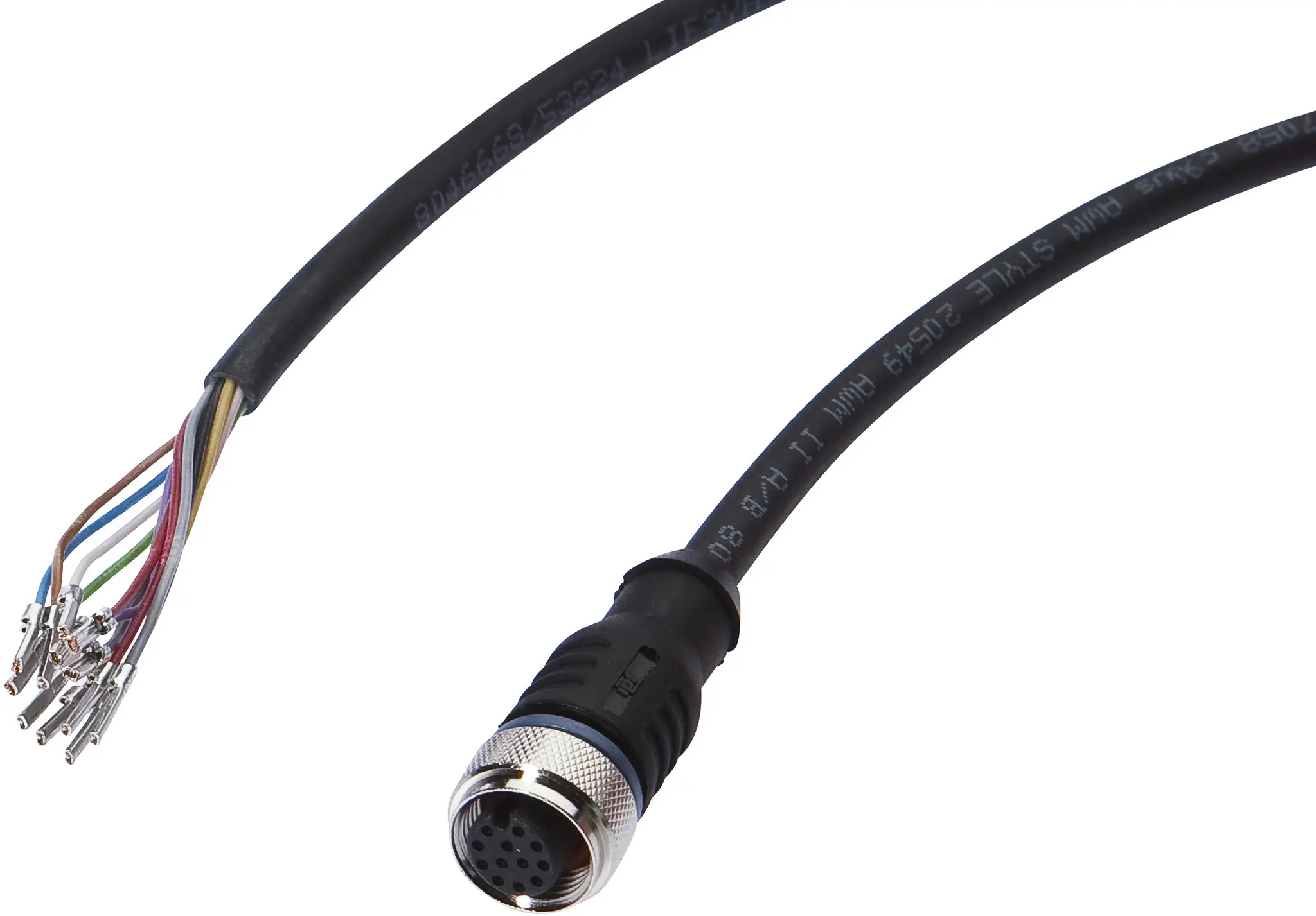 Produktfoto 1 von ipf Electronic VK500C25, Anschlussleitung, 5m, M12 Dose 12polig gerade