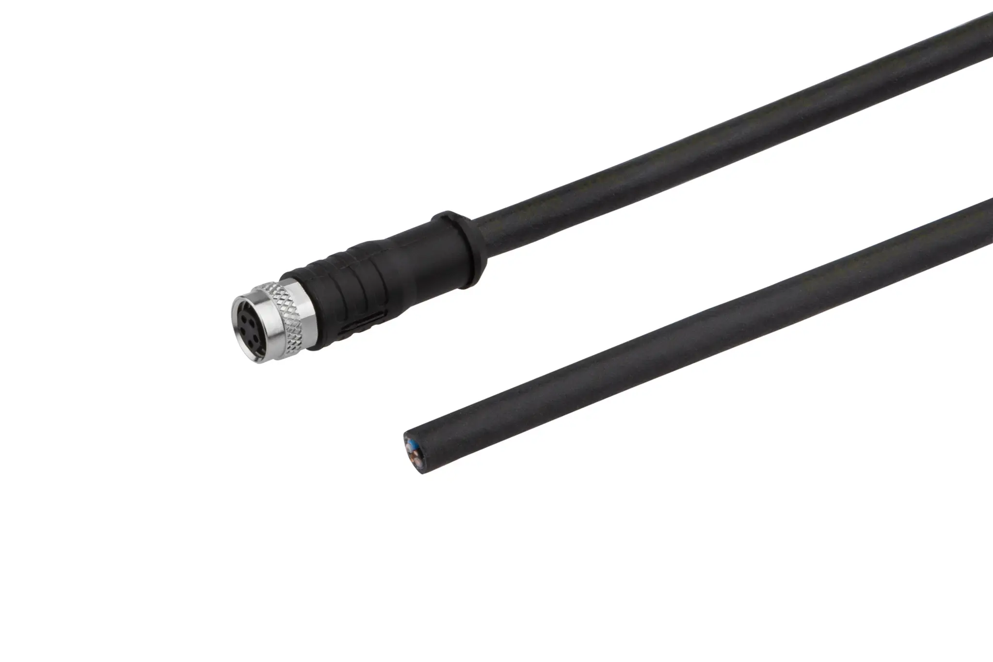 Produktfoto 1 von ipf Electronic VK505675, Anschlussleitung, 5m, M8 Dose 5polig gerade