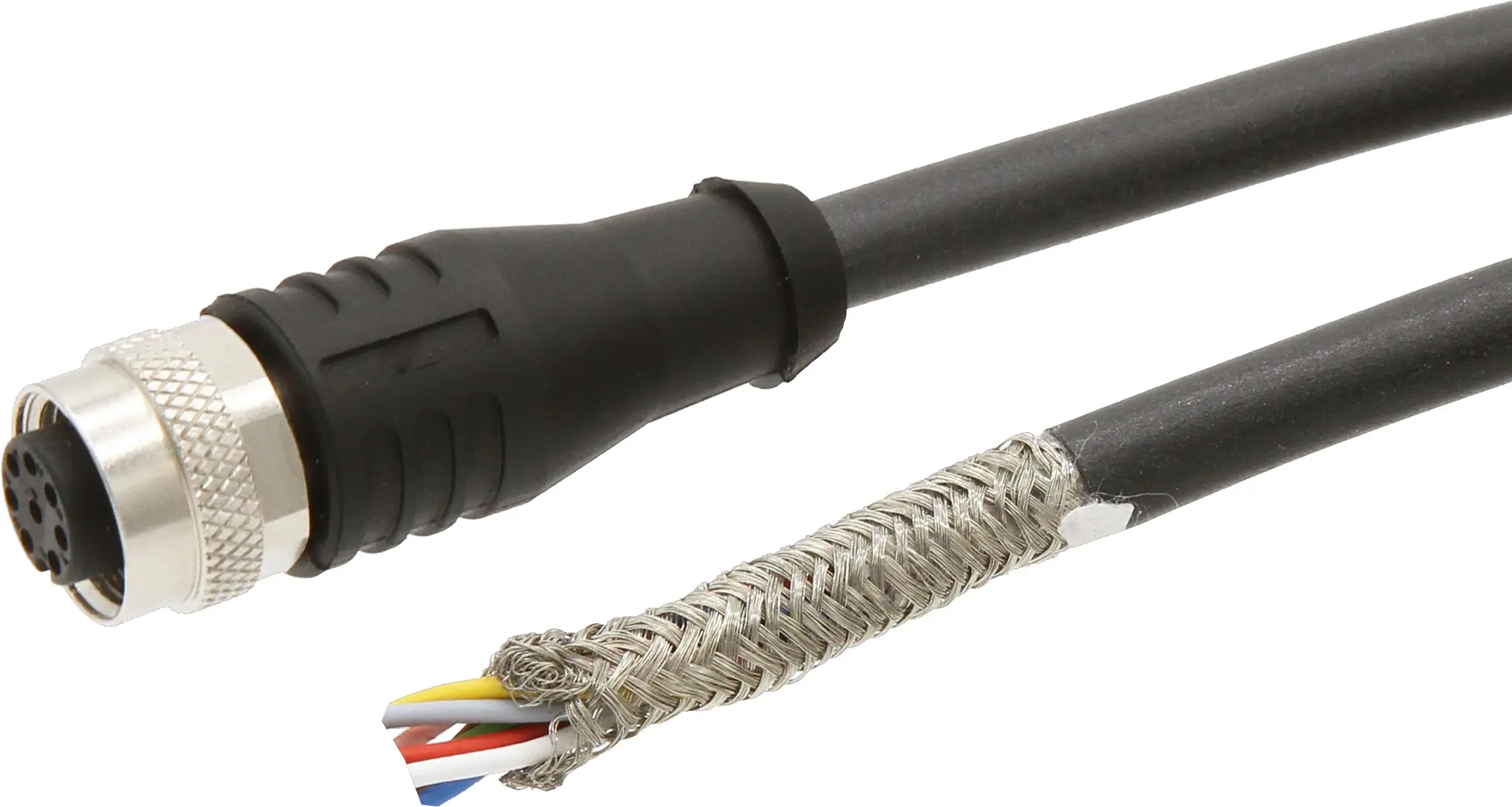 Produktfoto 1 von ipf Electronic VKAE5A25, Anschlussleitung, 15m, M12 Dose 8polig gerade
