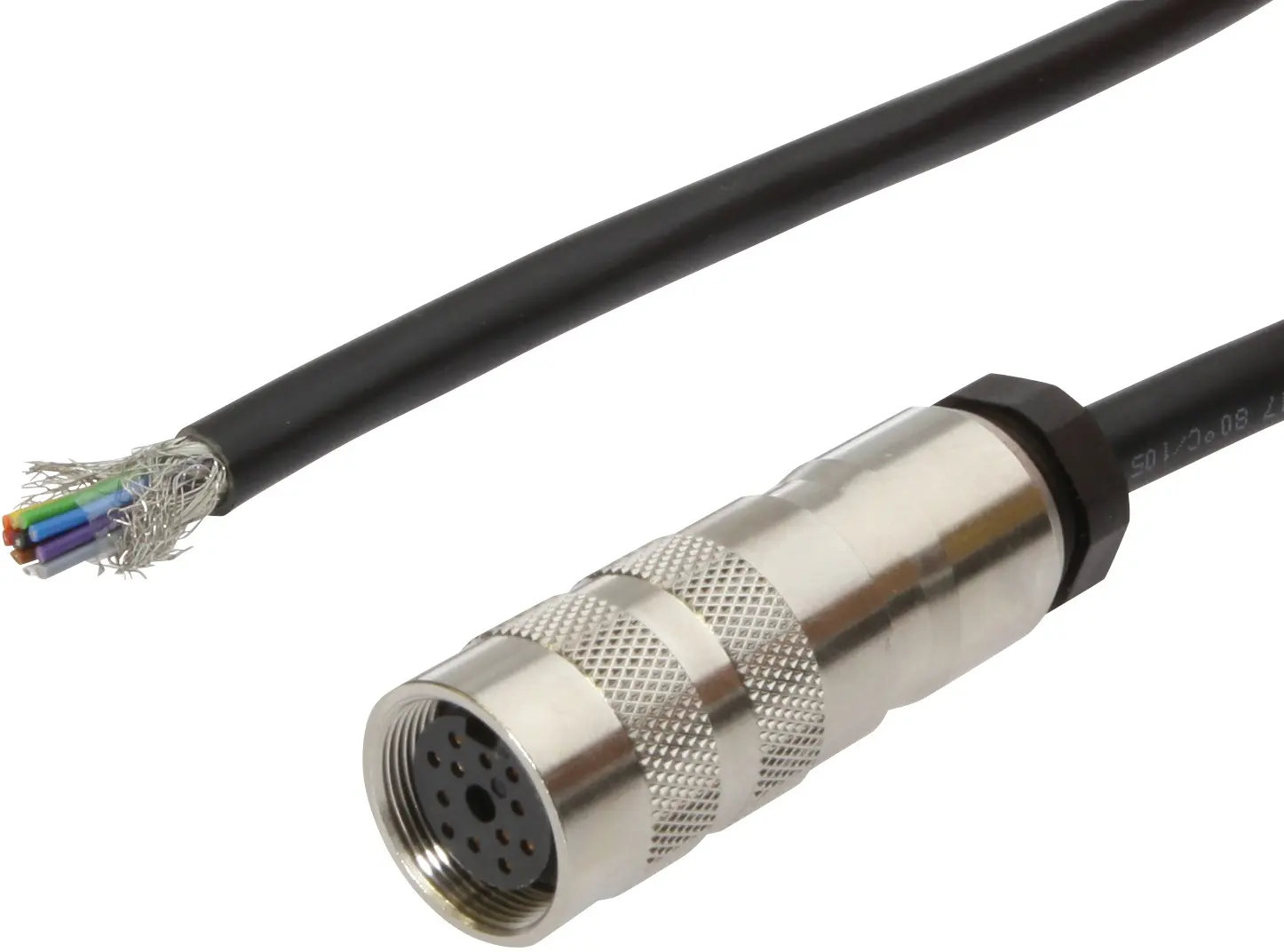 Produktfoto 1 von ipf Electronic VK50C020, Anschlussleitung, 5m, Binder723 Dose 12polig gerade