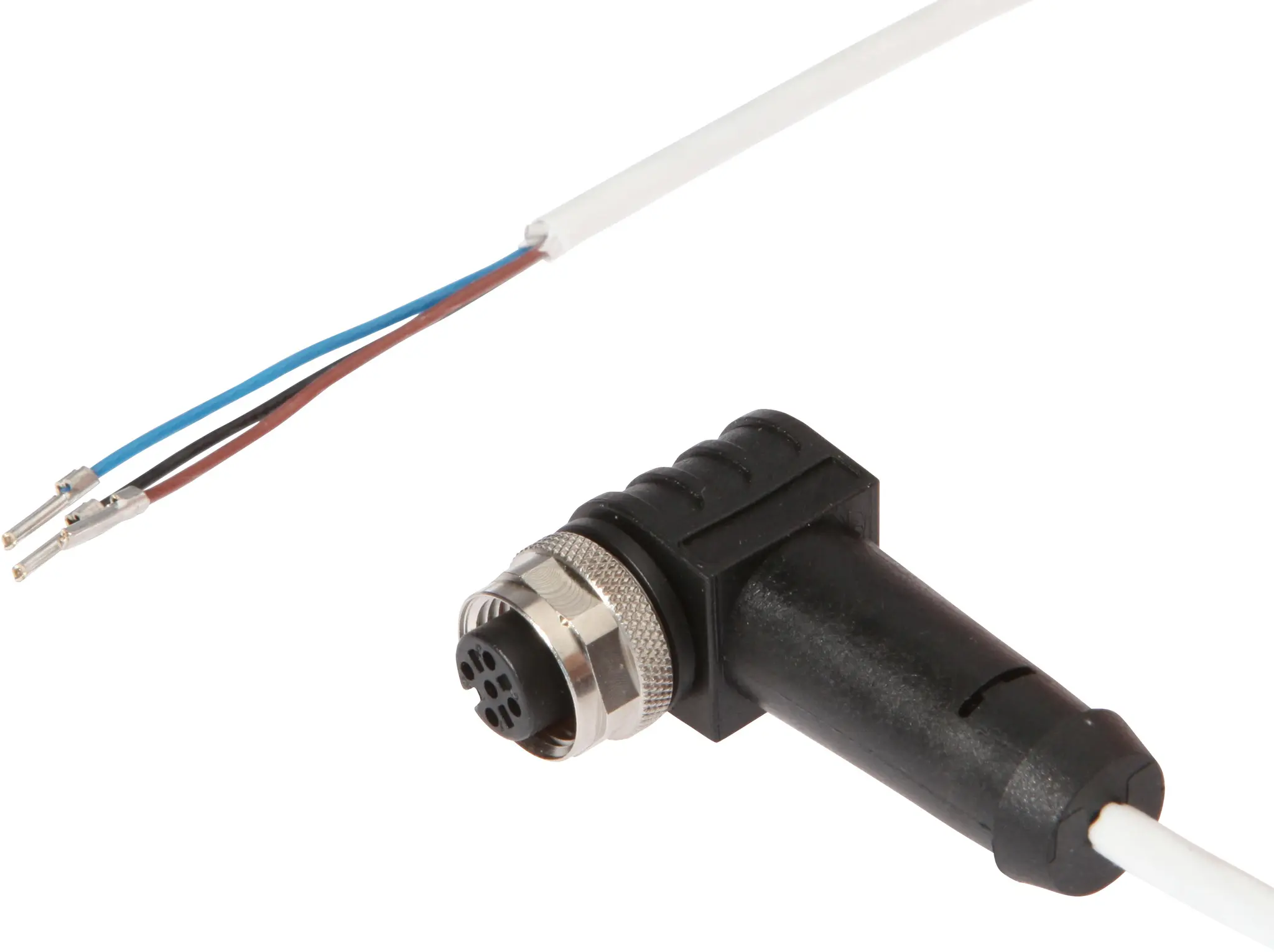 Produktfoto 1 von ipf Electronic VK50H021, Anschlussleitung, 5m, M12 Dose 3polig abgewinkelt