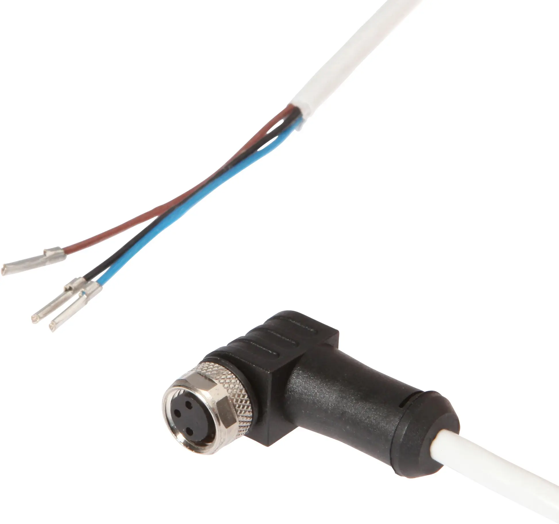Produktfoto 1 von ipf Electronic VK50H071, Anschlussleitung, 5m, M8 Dose 3polig abgewinkelt