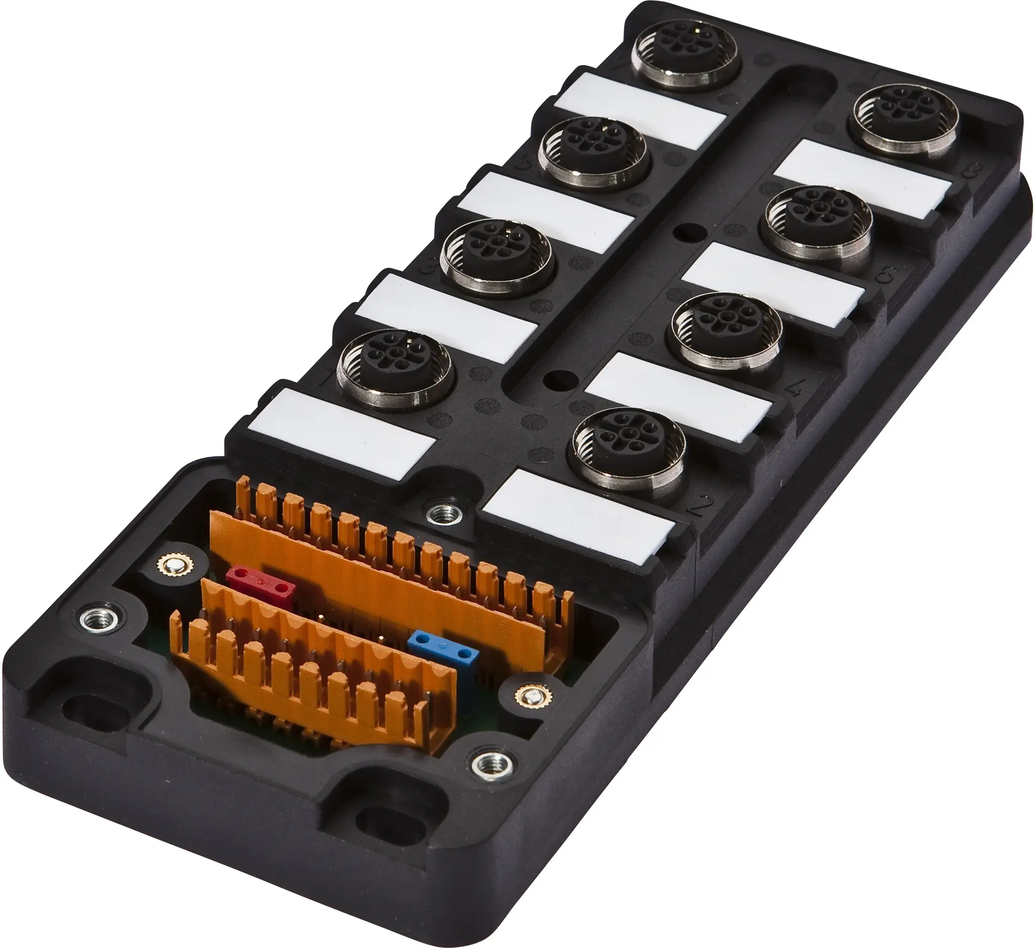 Produktfoto 1 von ipf Electronic VK000026, Verteiler, 8x M12 5polig, PBT, LED