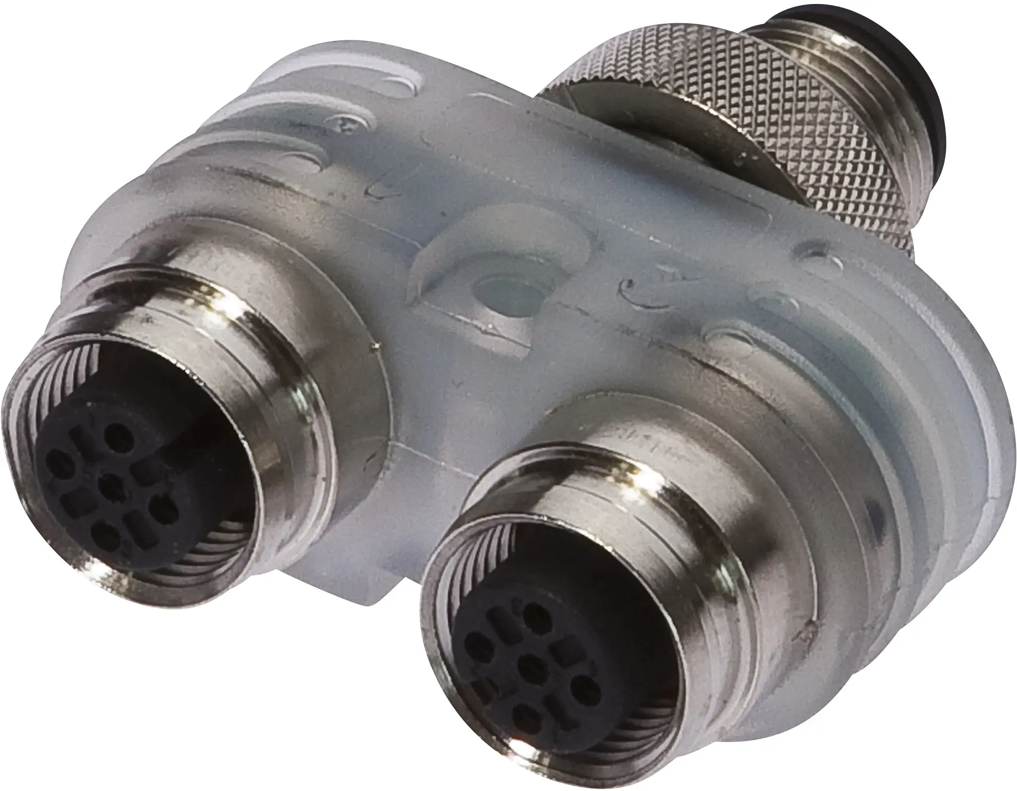 Produktfoto 1 von ipf Electronic VK000044, Verteiler, 2x M12 4polig, M12 5polig, LED