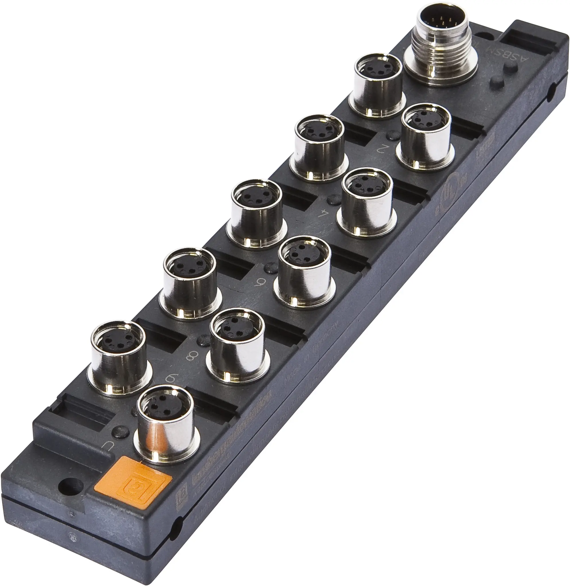 Produktfoto 1 von ipf Electronic VK001024, Verteiler, 29x159x30mm, 10-30V DC, 10x M8 3polig