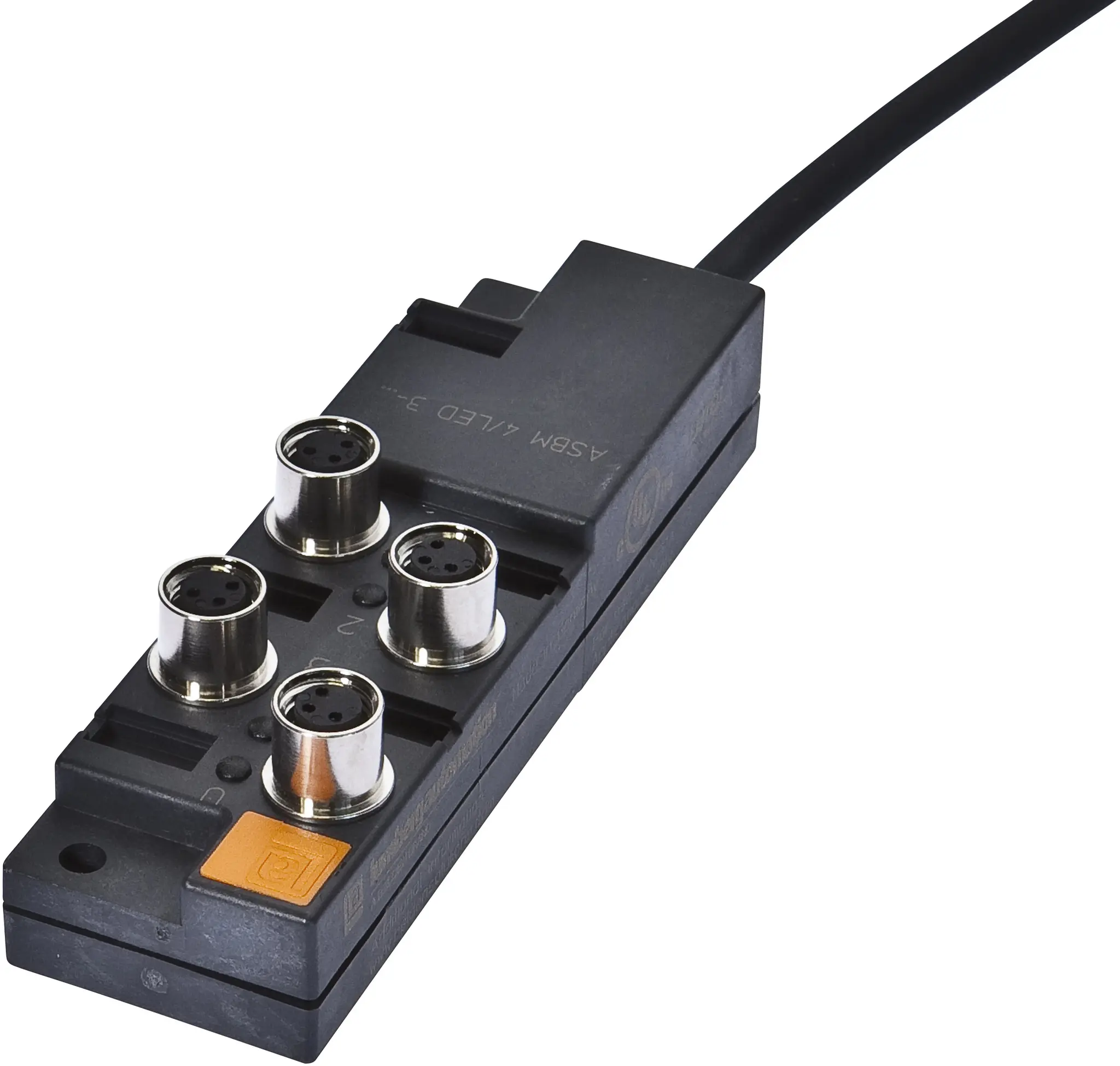 Produktfoto 1 von ipf Electronic VK001025, Verteiler, 26x99x30mm, 10-30V DC, 4x M8 3polig