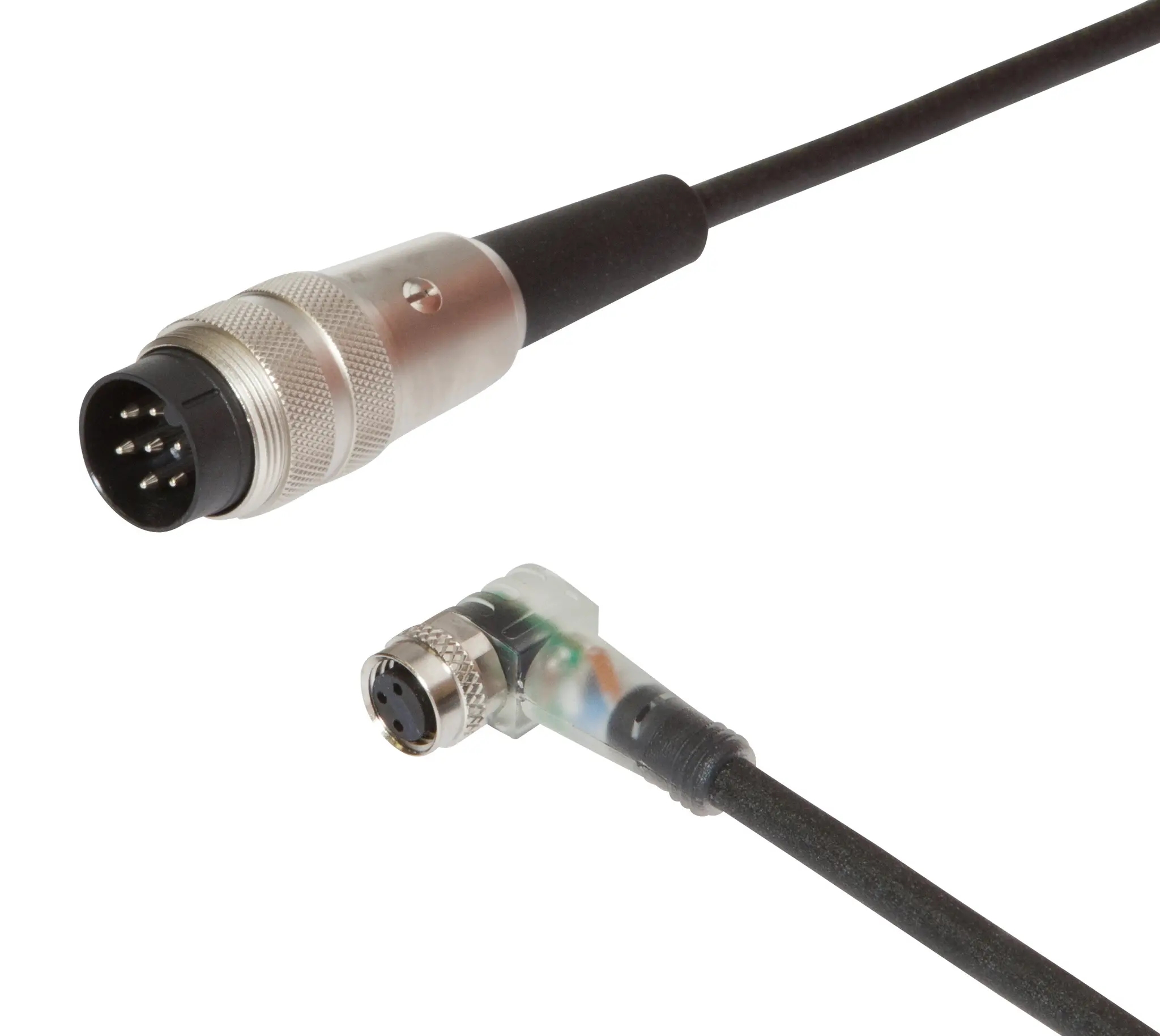 Produktfoto 1 von ipf Electronic VK15E187, Verbindungsleitung, 1,5m, M8 Dose 3polig abgewinkelt