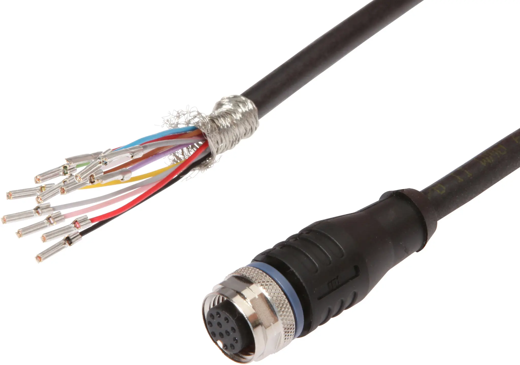 Produktfoto 1 von ipf Electronic VK205C25, Anschlussleitung, 2m, M12 Dose 12polig gerade