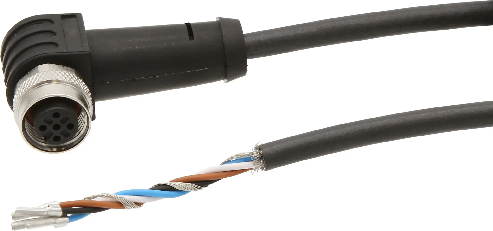 Produktfoto 1 von ipf Electronic VKA05321, Anschlussleitung, 10m, M12 Dose 4polig abgewinkelt