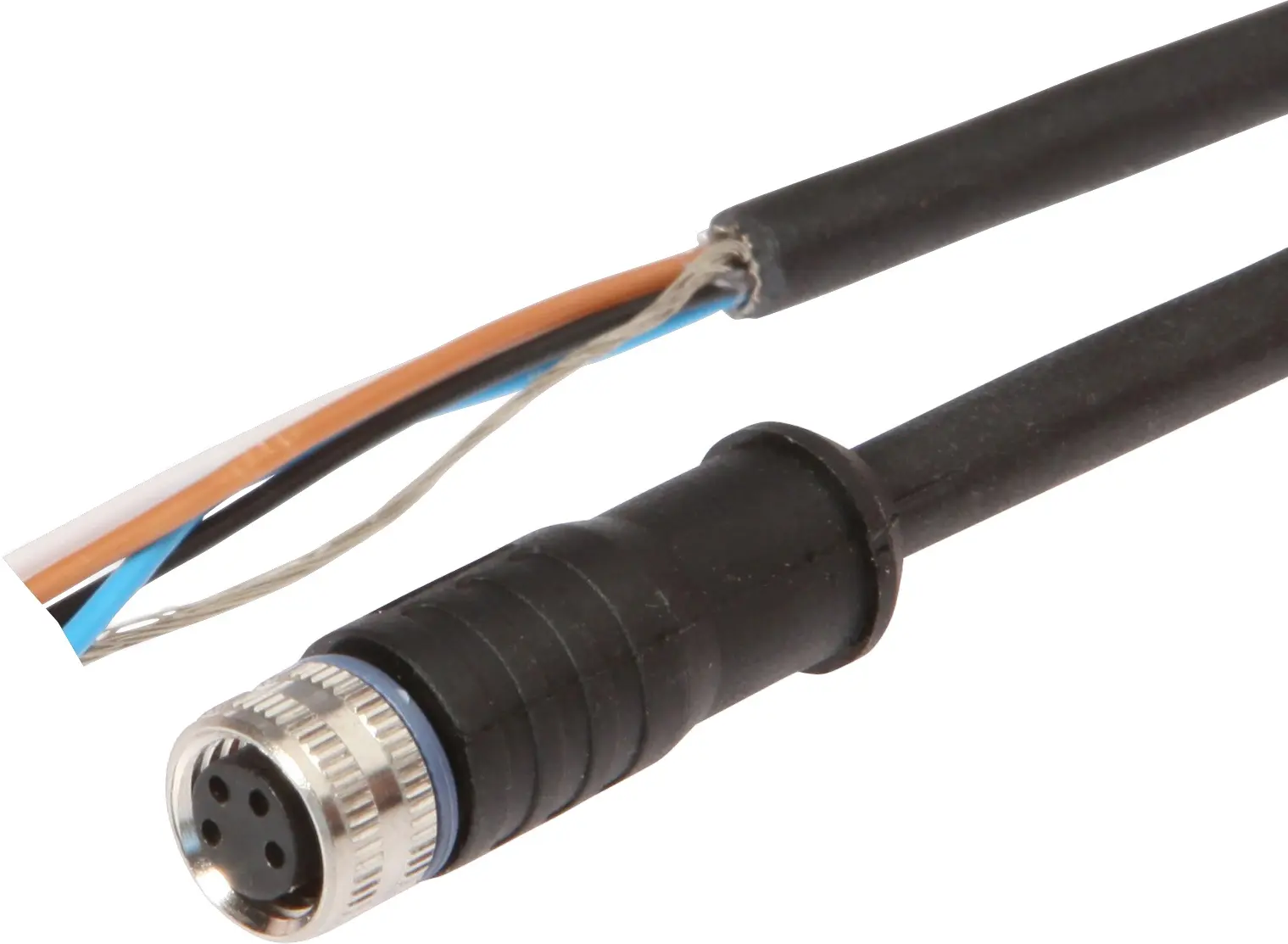ipf Electronic VKA05375, Anschlussleitung, 10m, M8 Dose 4polig gerade
