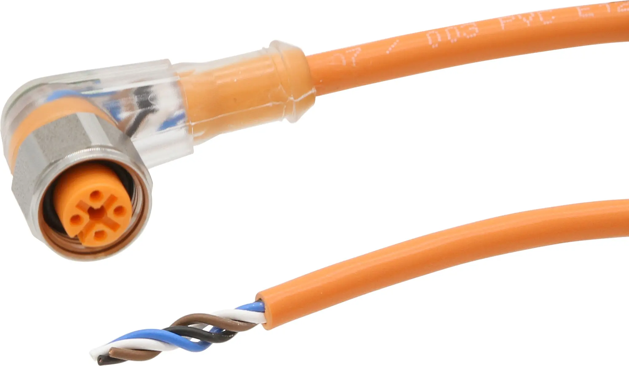 Produktfoto 1 von ipf Electronic VKA0A038, Anschlussleitung, 10m, M12 Dose 4polig abgewinkelt