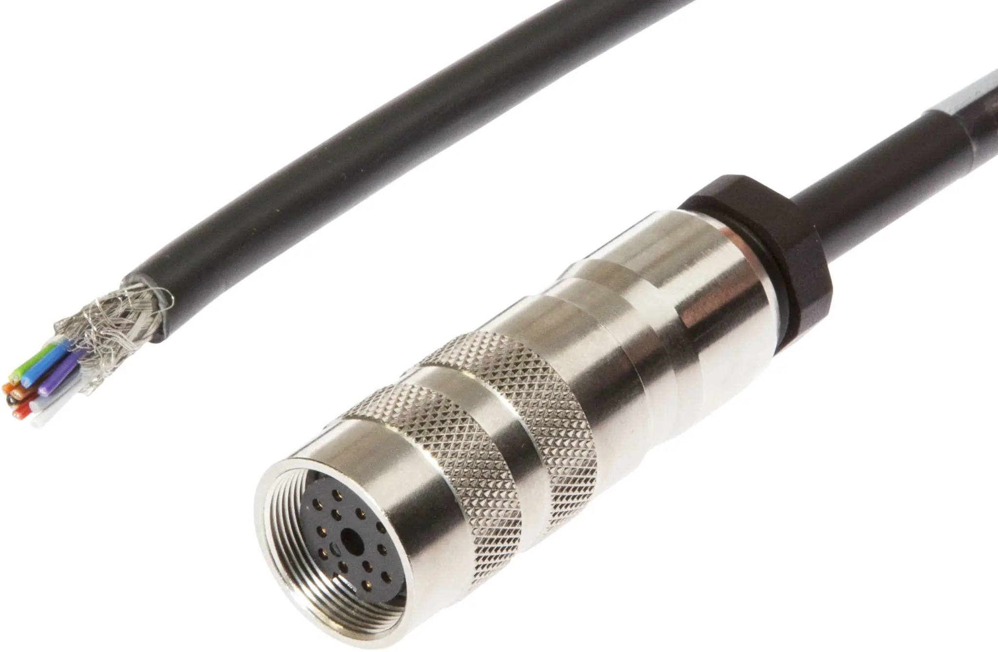 Produktfoto 1 von ipf Electronic VKA0C368, Anschlussleitung, 10m, Dose 12polig gerade