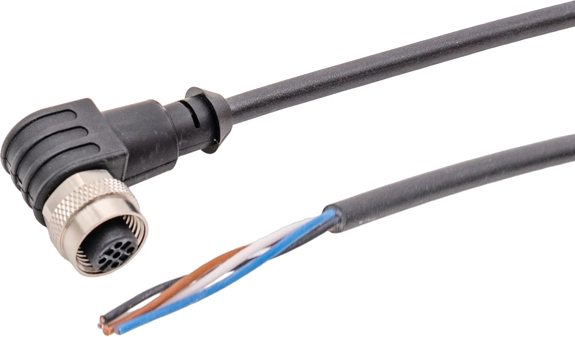 Produktfoto 1 von ipf Electronic VKB00321, Anschlussleitung, 20m, M12 Dose 4polig abgewinkelt