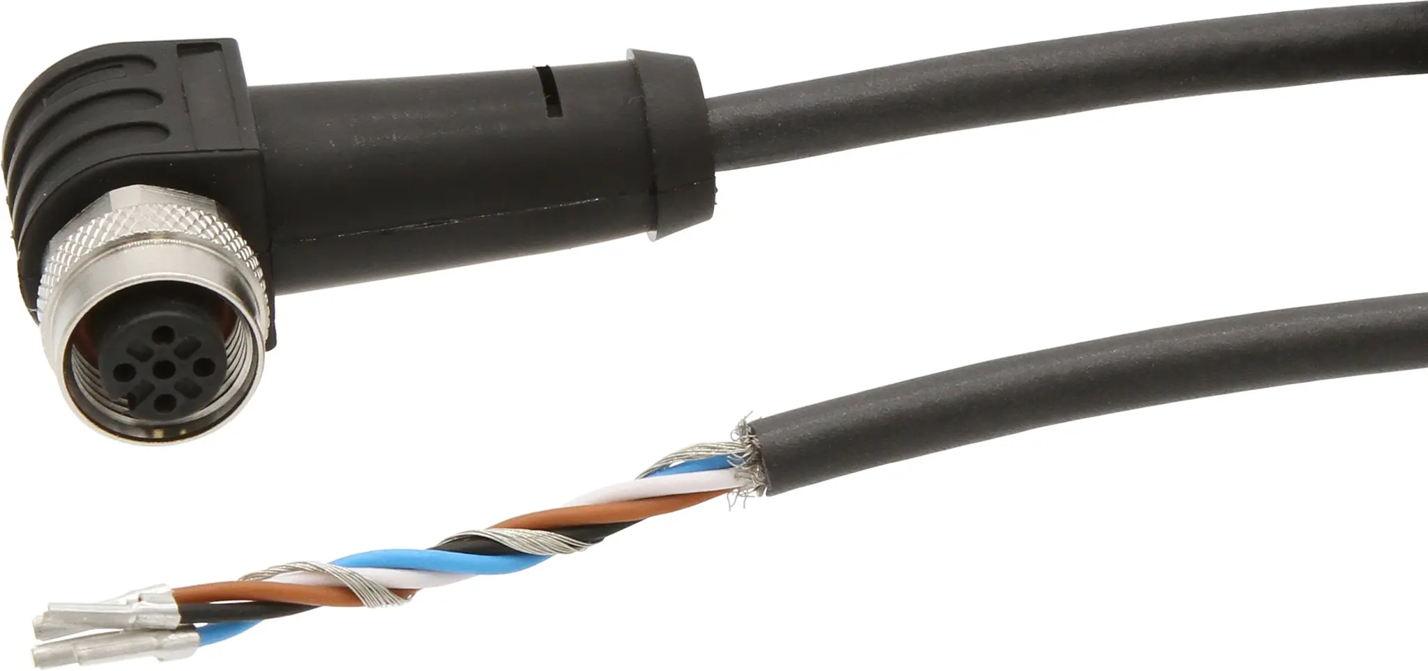 Produktfoto 1 von ipf Electronic VKB05321, Anschlussleitung, 20m, M12 Dose 4polig abgewinkelt