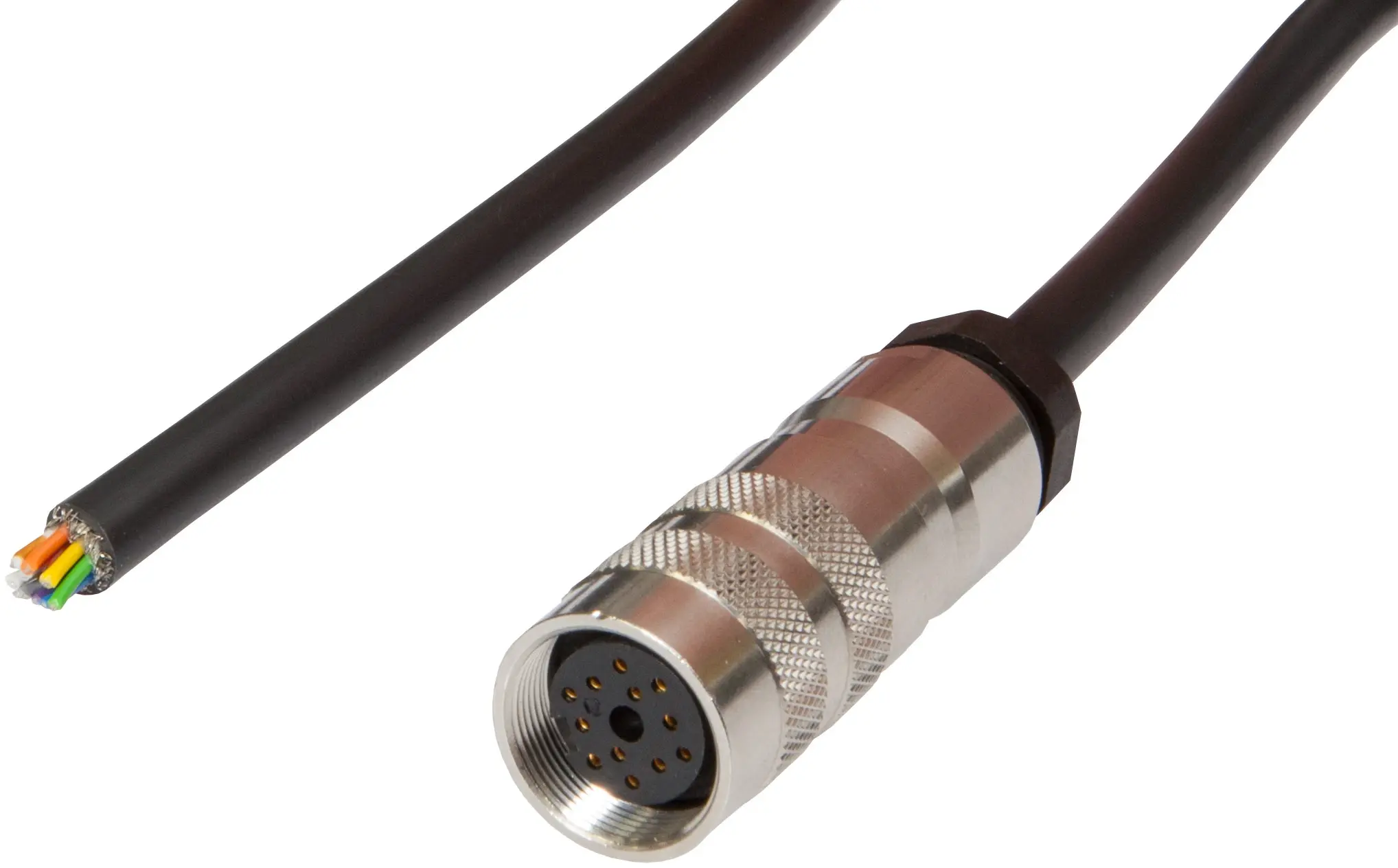 Produktfoto 1 von ipf Electronic VKB0E223, Anschlussleitung, 20m, Binder723 Dose 12polig