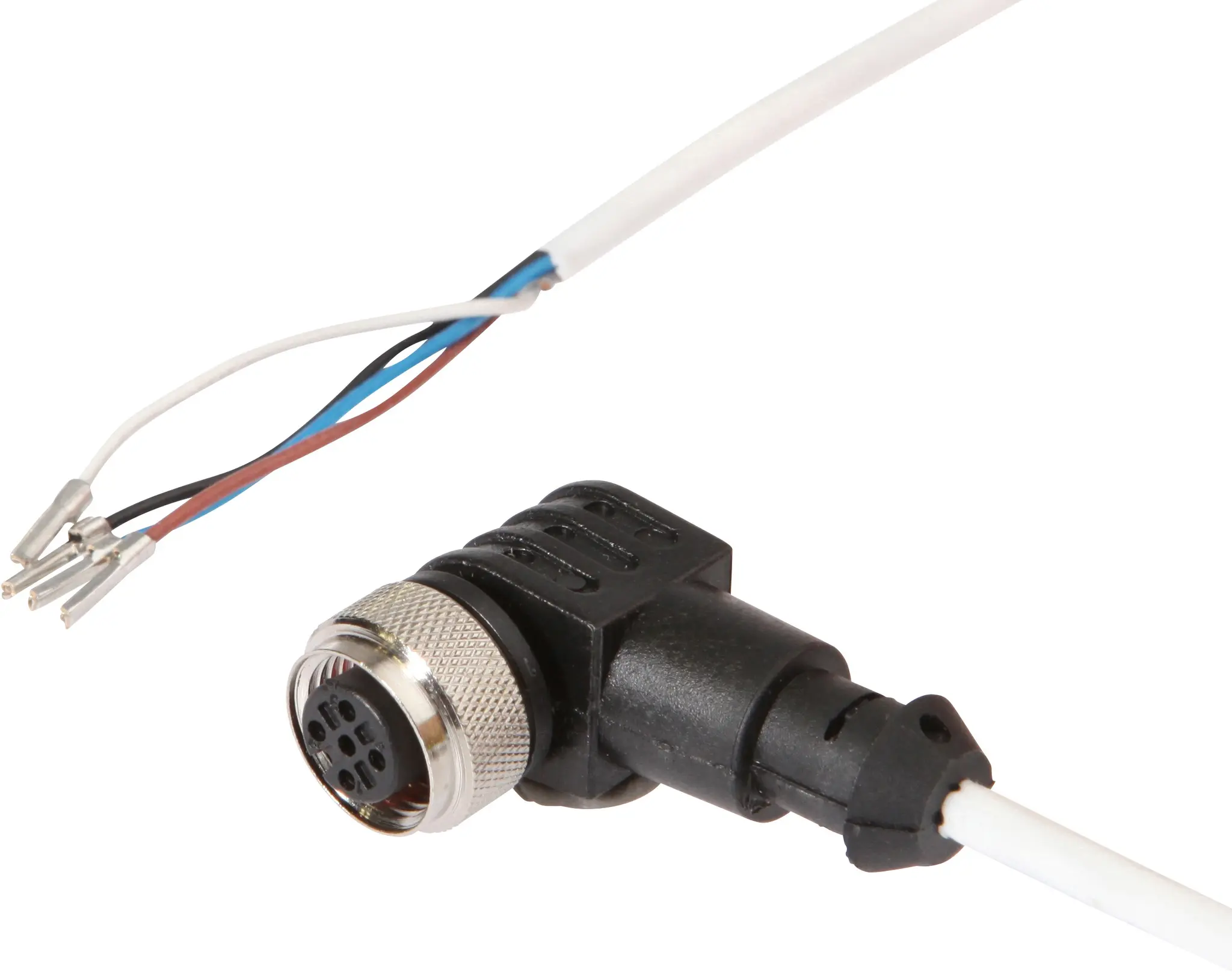 Produktfoto 1 von ipf Electronic VKB0H321, Anschlussleitung, 20m, M12 Dose 4polig abgewinkelt