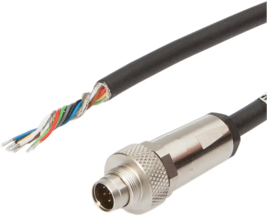 Produktfoto 1 von ipf Electronic VKBE7B45, Anschlussleitung, 25m, M9 Stecker 8polig gerade