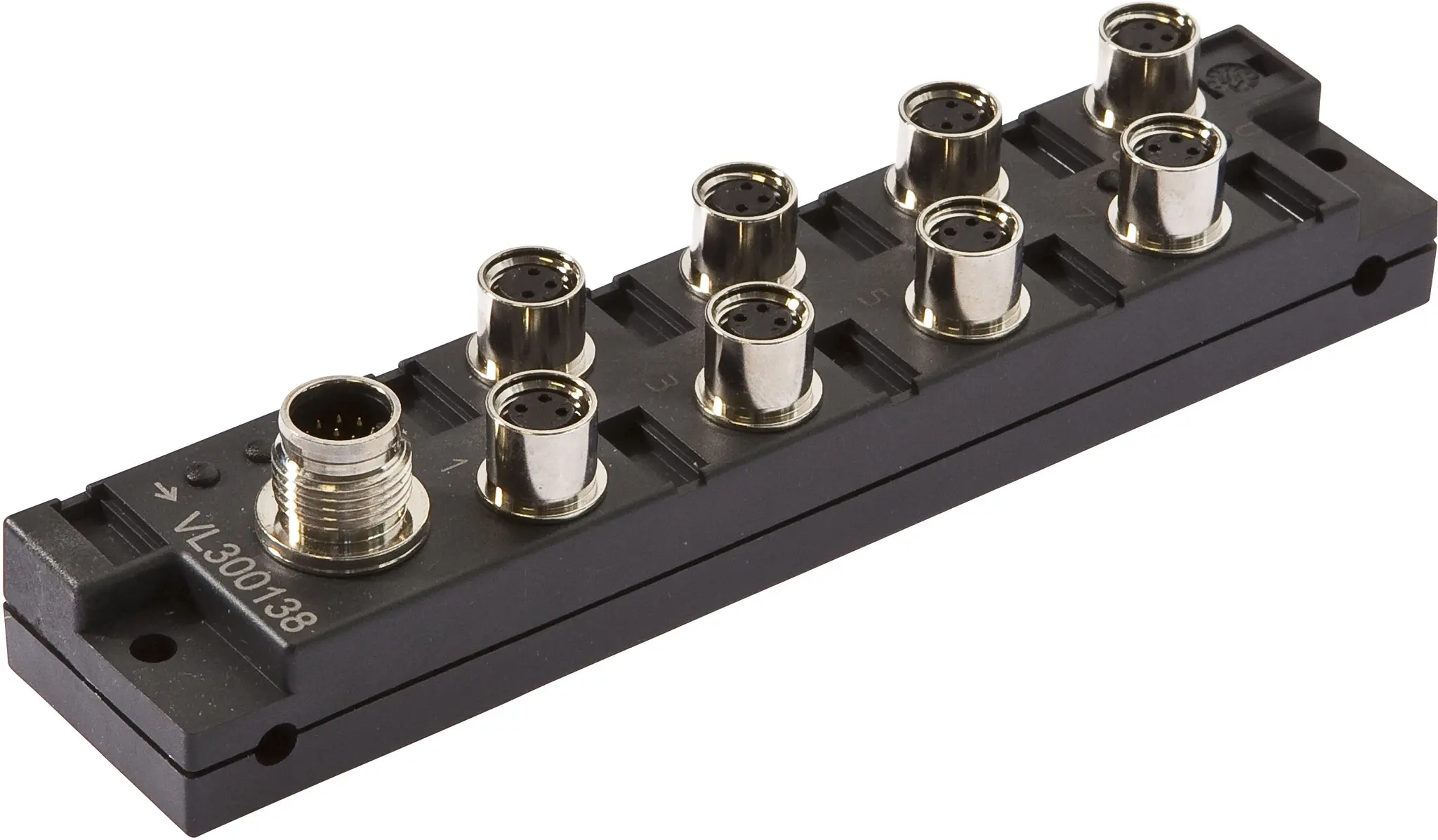 Produktfoto 1 von ipf Electronic VL300138, Logikmodul, 26x136x30mm, ODER, 2x4fach, 10-30V DC