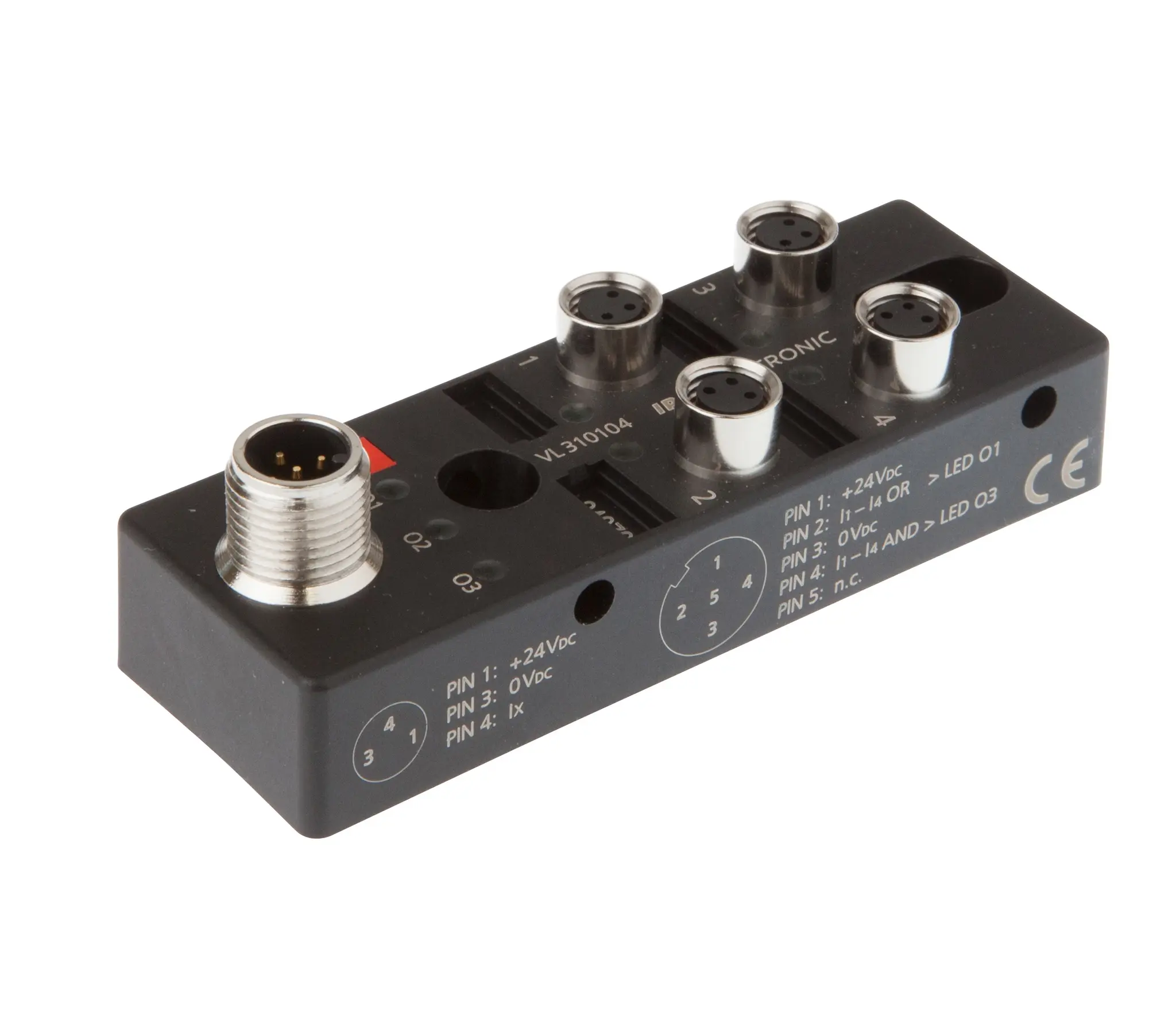 Produktfoto 1 von ipf Electronic VL310104, Logikmodul, 27x88x31mm, UND/ODER, 4fach, 10-30V DC