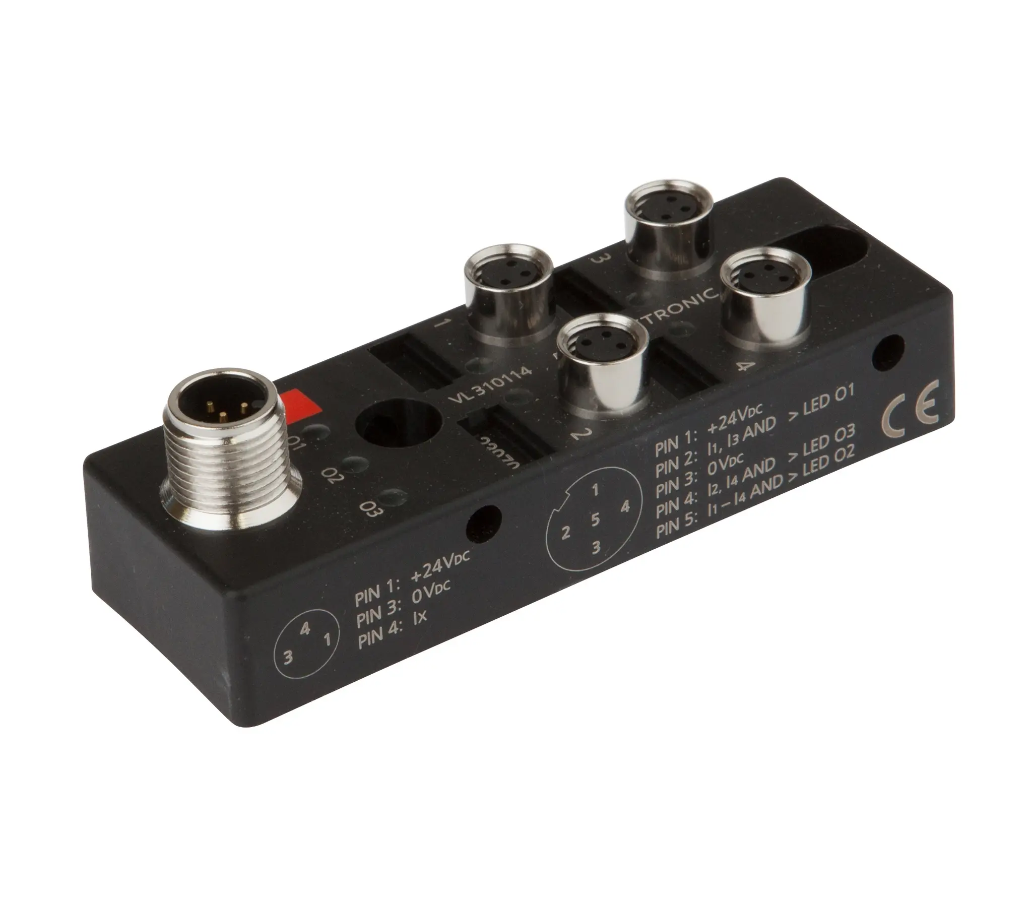 Produktfoto 1 von ipf Electronic VL310114, Logikmodul, 27x88x31mm, UND, 2x2fach, 10-30V DC