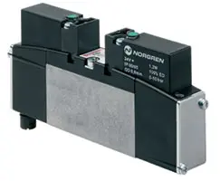 Produktfoto 1 von NORGREN VS18S511DF313A, VS18 series plug-in solenoid valve, 5/2