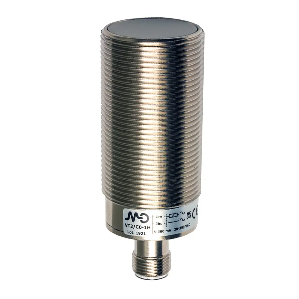 Produktfoto 1 von MD Micro Detectors VT2/A0-1H, Induktiver Sensor AC M30 geschirmt NO