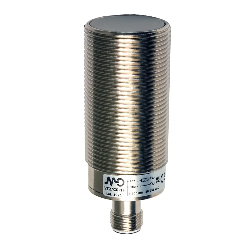 Produktfoto 1 von MD Micro Detectors VT2/C0-1H, Induktiver Sensor AC M30 geschirmt NC