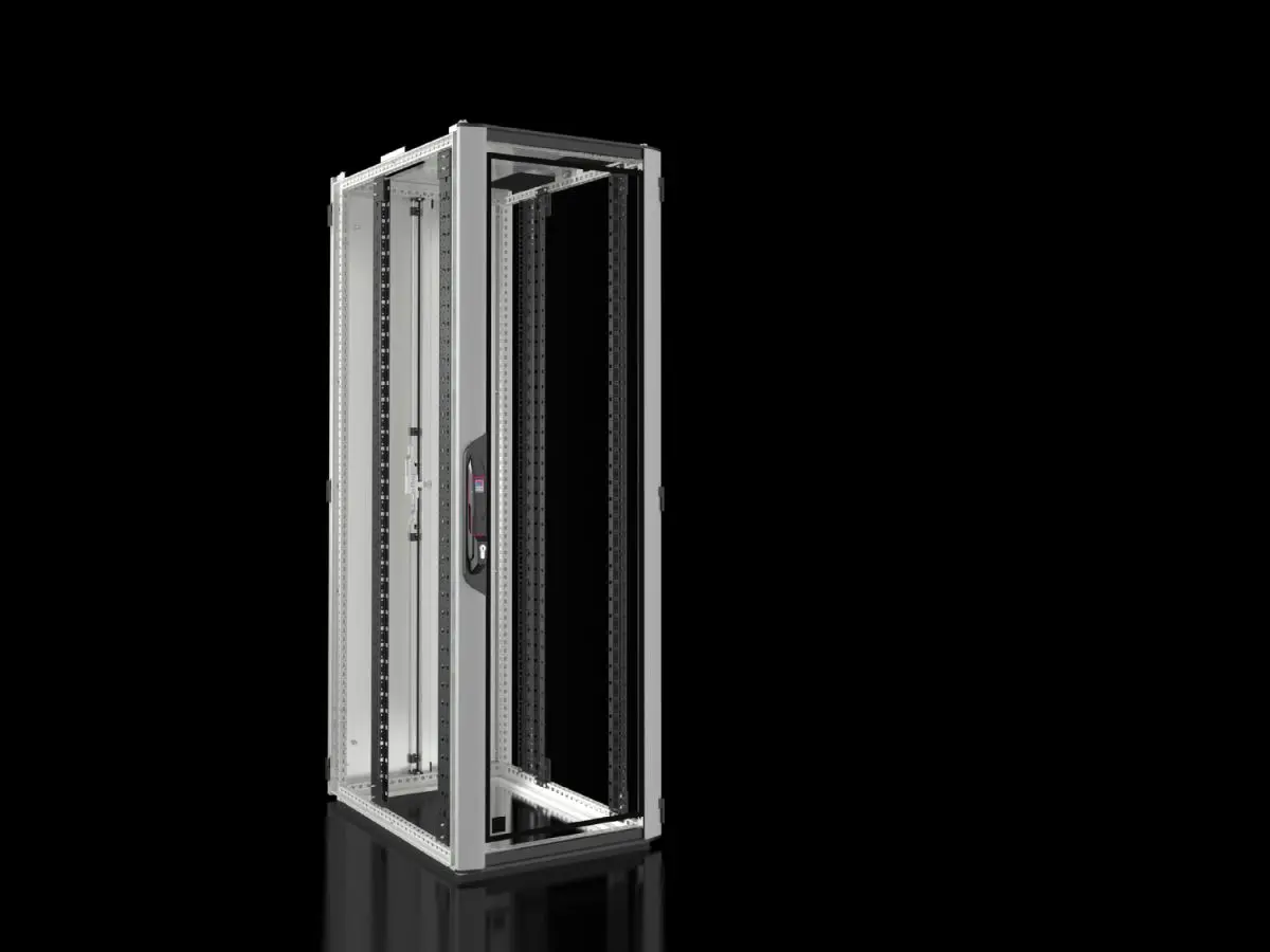 Produktfoto 1 von Rittal VX 5328.123, 5328123 Network/server rack VX IT with glazed door, with 482.6 mm (19") mounting angles, standard
