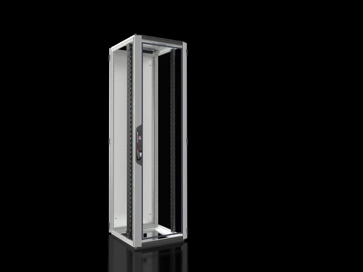 Produktfoto 1 von Rittal VX 5329.121, 5329121 Network/server rack VX IT with glazed door, with 482.6 mm (19") mounting angles, standard