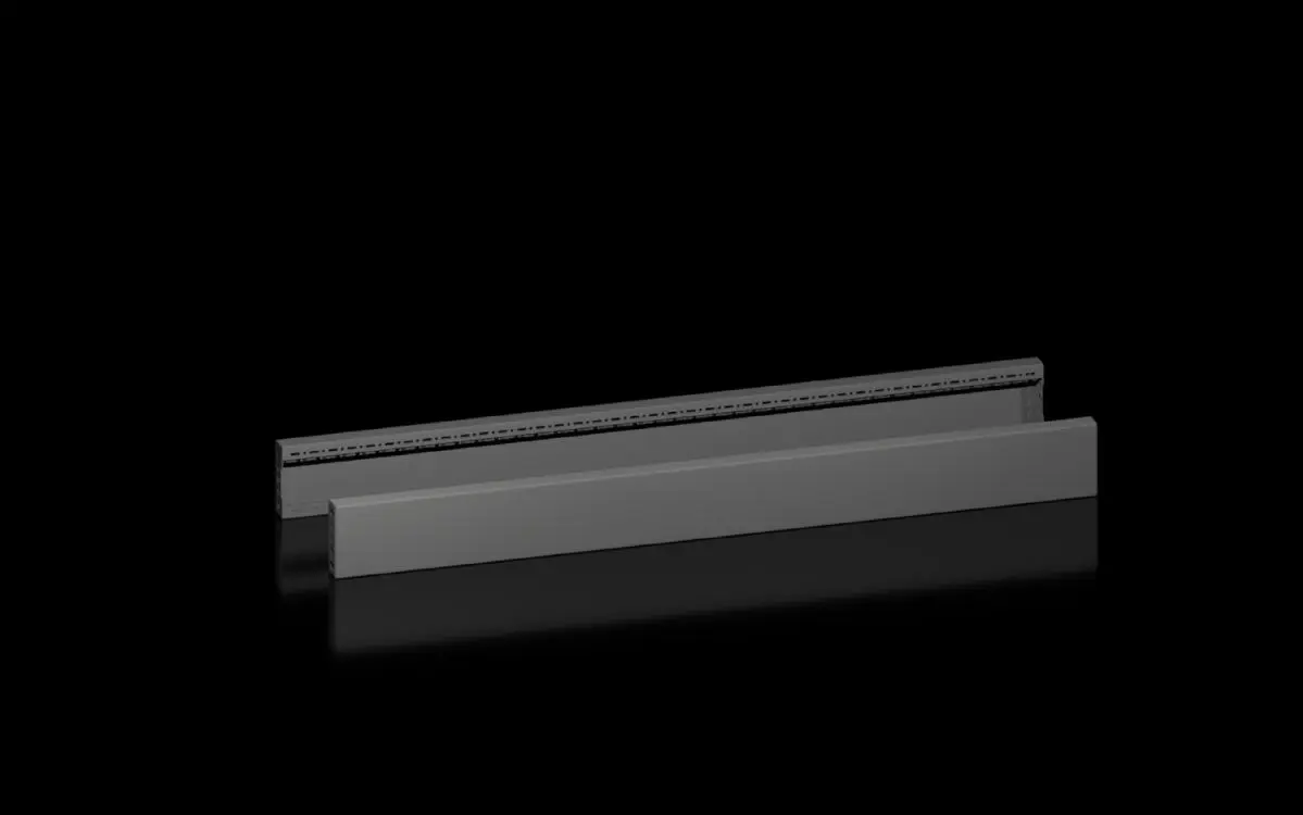 Produktfoto 1 von Rittal VX 8660.036, 8660036 Base/plinth trim panels, side for base/plinth system VX, sheet steel
