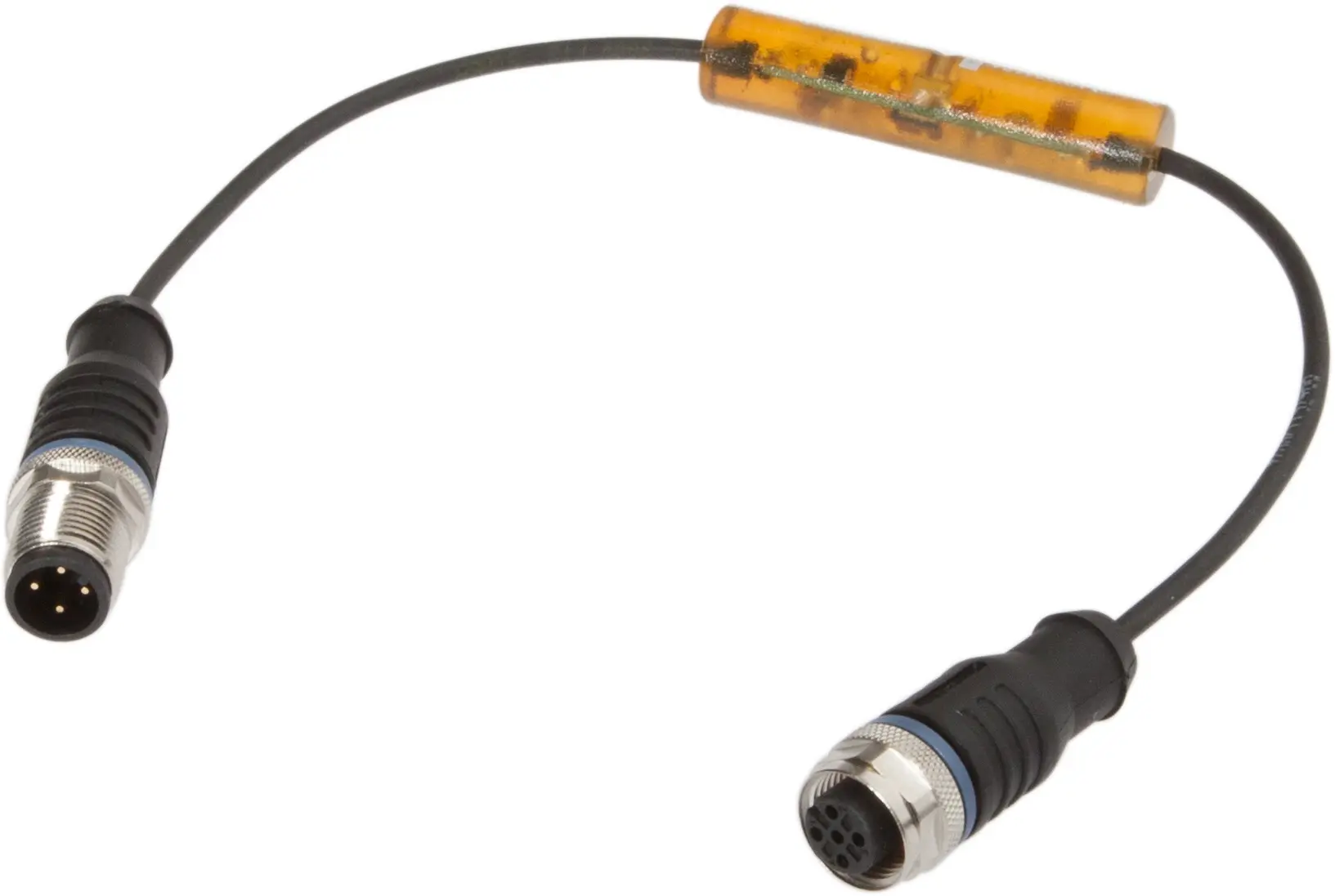 Produktfoto 1 von ipf Electronic VY031124, Umkehrstufe, PNP/NPN, 10-35V DC, 1x NO, M12 3polig 0,3m