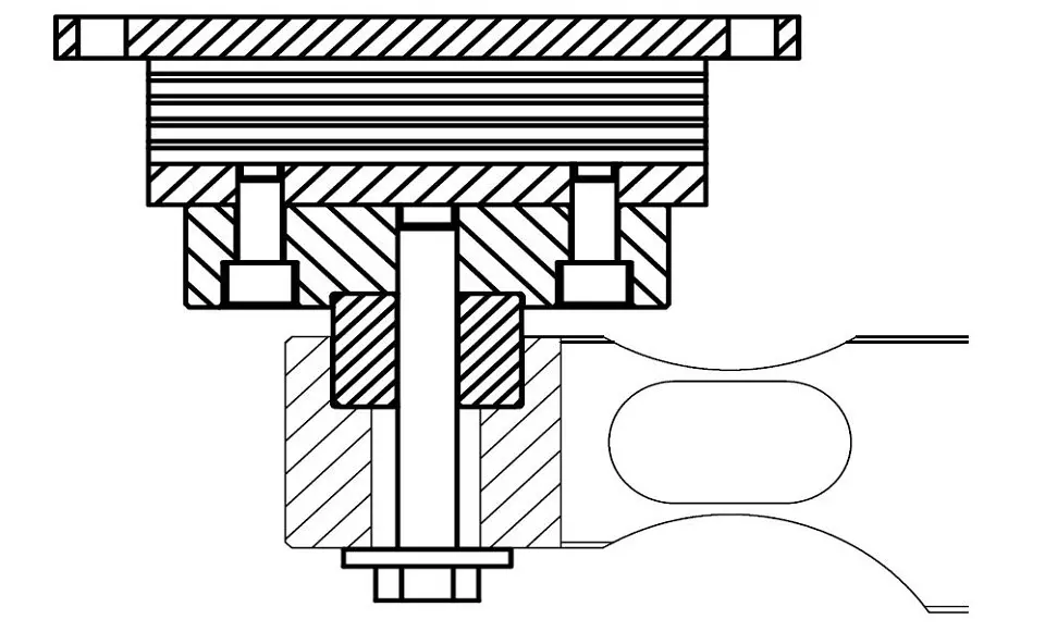 Produktfoto 1 von HBM Messtechnik 1-Z17/5T/ZEL, Gummi-Metall-Lager für Z7/5t