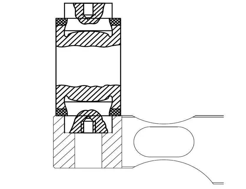 Produktfoto 1 von HBM Messtechnik 1-Z17/5T/ZPL, Pendellager für Z7/5t
