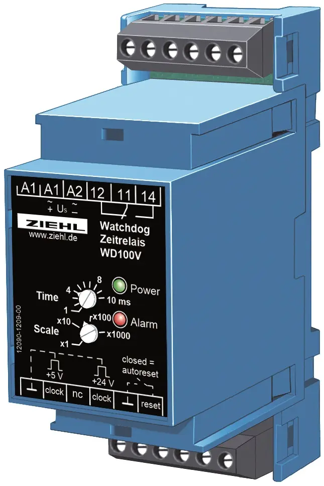 Produktfoto 1 von Ziehl Z224319, Watchdog-Zeitrelais Typ WD100V