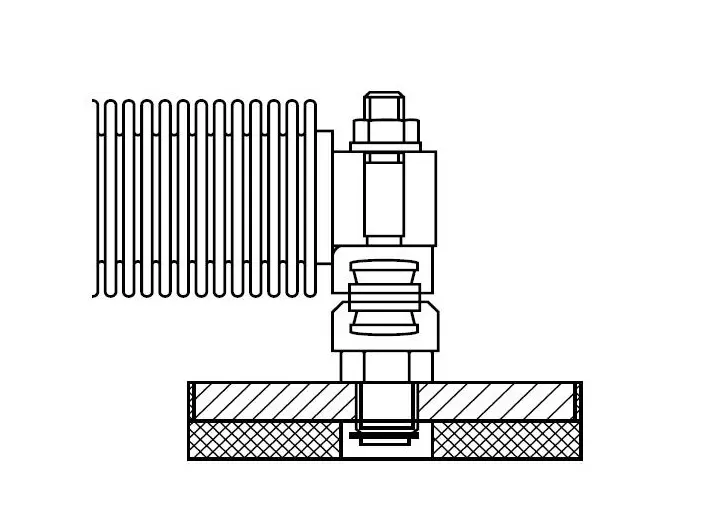 Produktfoto 1 von HBM Messtechnik 1-Z6/ZKP/200KG, Pendel-Lastfuß für Z6 bis 200kg