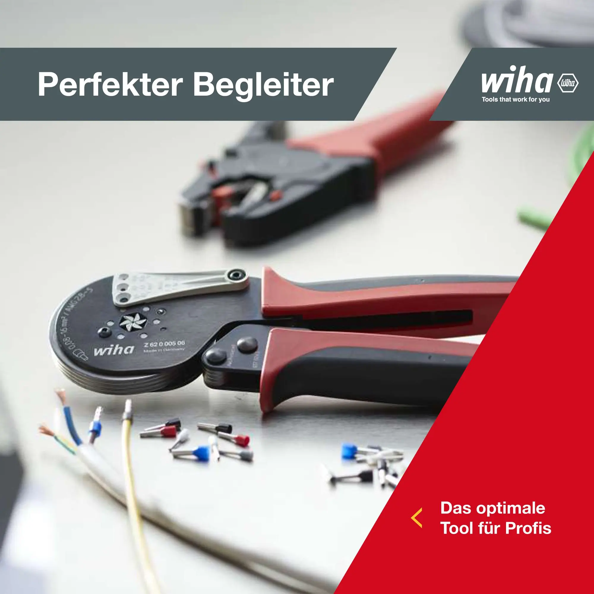 Produktfoto 1 von Wiha 41246, Crimpwerkzeug automatisch