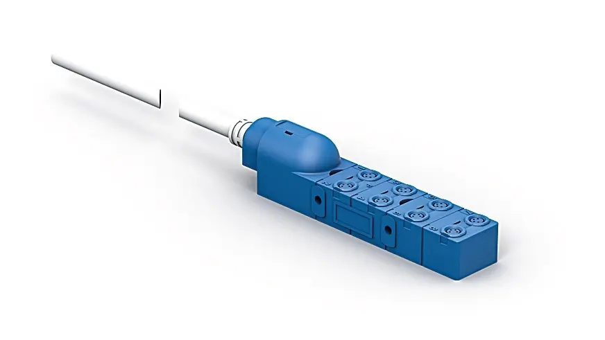 Produktfoto 1 von Wenglor ZAA07R502, Anschlussbox für M8 × 1; 4-polig; 8 Ports