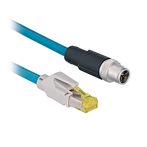 Produktfoto 1 von Wenglor ZC1V003, Verbindungskabel M12 × 1; 8-polig, X-codiert - RJ45; 8-polig