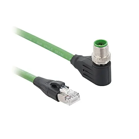 Produktfoto 1 von Wenglor ZC1V009, Verbindungskabel M12 × 1; 8-polig, X-codiert - RJ45; 8-polig