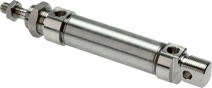 Produktfoto 1 von Airtec ZDM 20/25 ES, ISO 6432-Zylinder, Edelstahl, Kolben 20mm, Hub 25mm