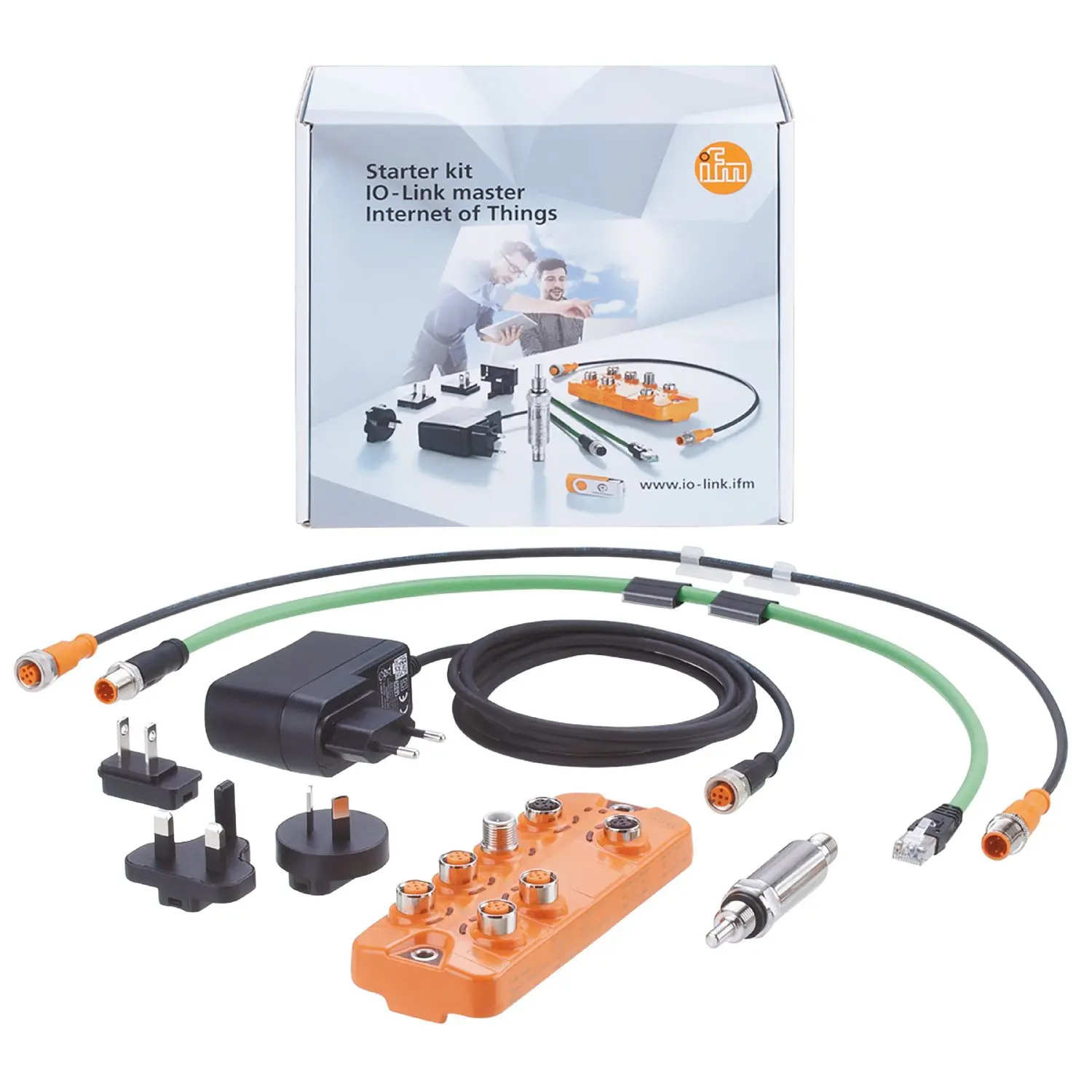Produktfoto 1 von ifm Electronic ZZ1350 IO Link Master Starterkit MQTT JSON